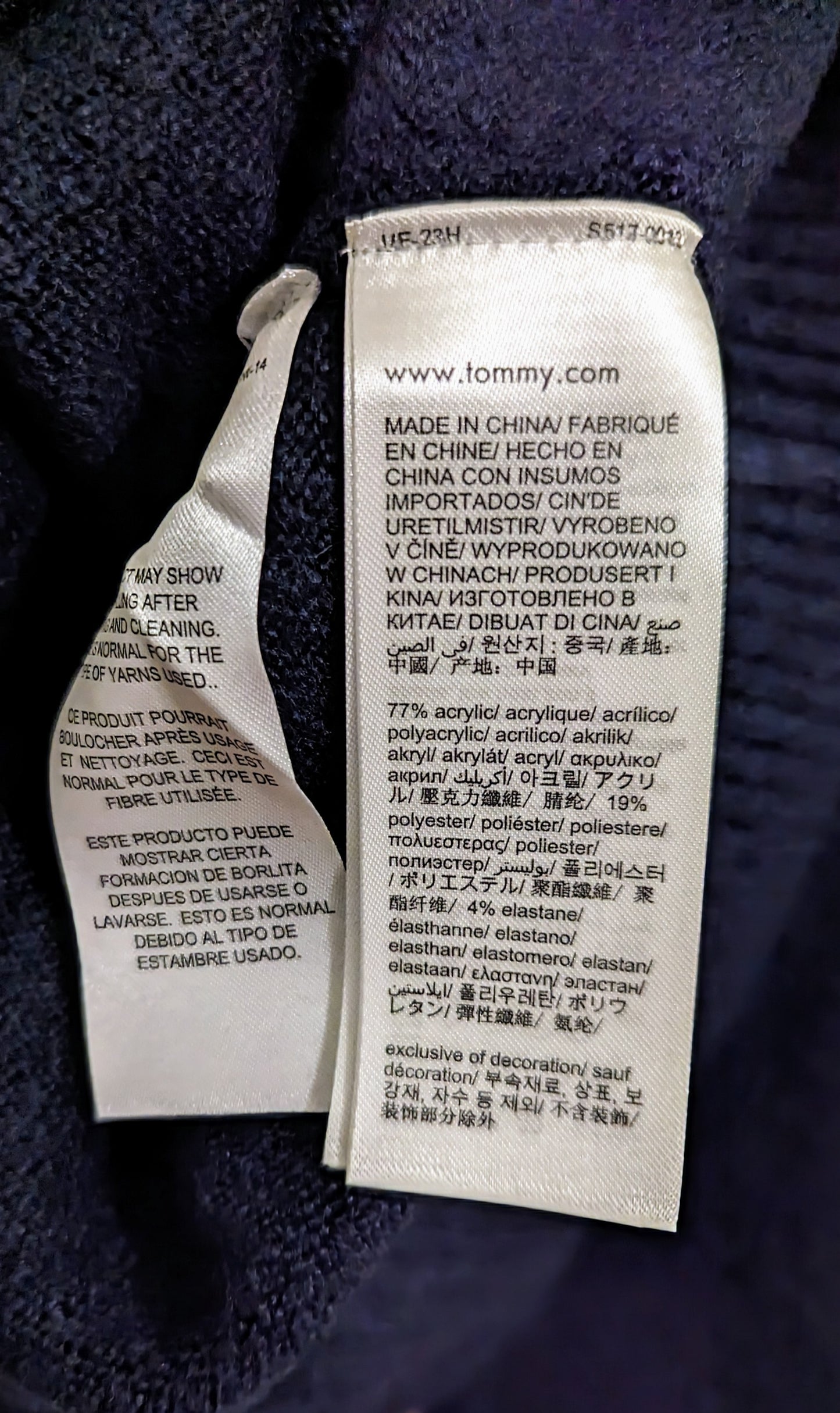 TOMMY JEANS Herren Pullover Gr. 2XL Plus Size