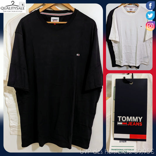 TOMMY JEANS Herren T-Shirt 2-Pack Gr. 5XL Plus Size