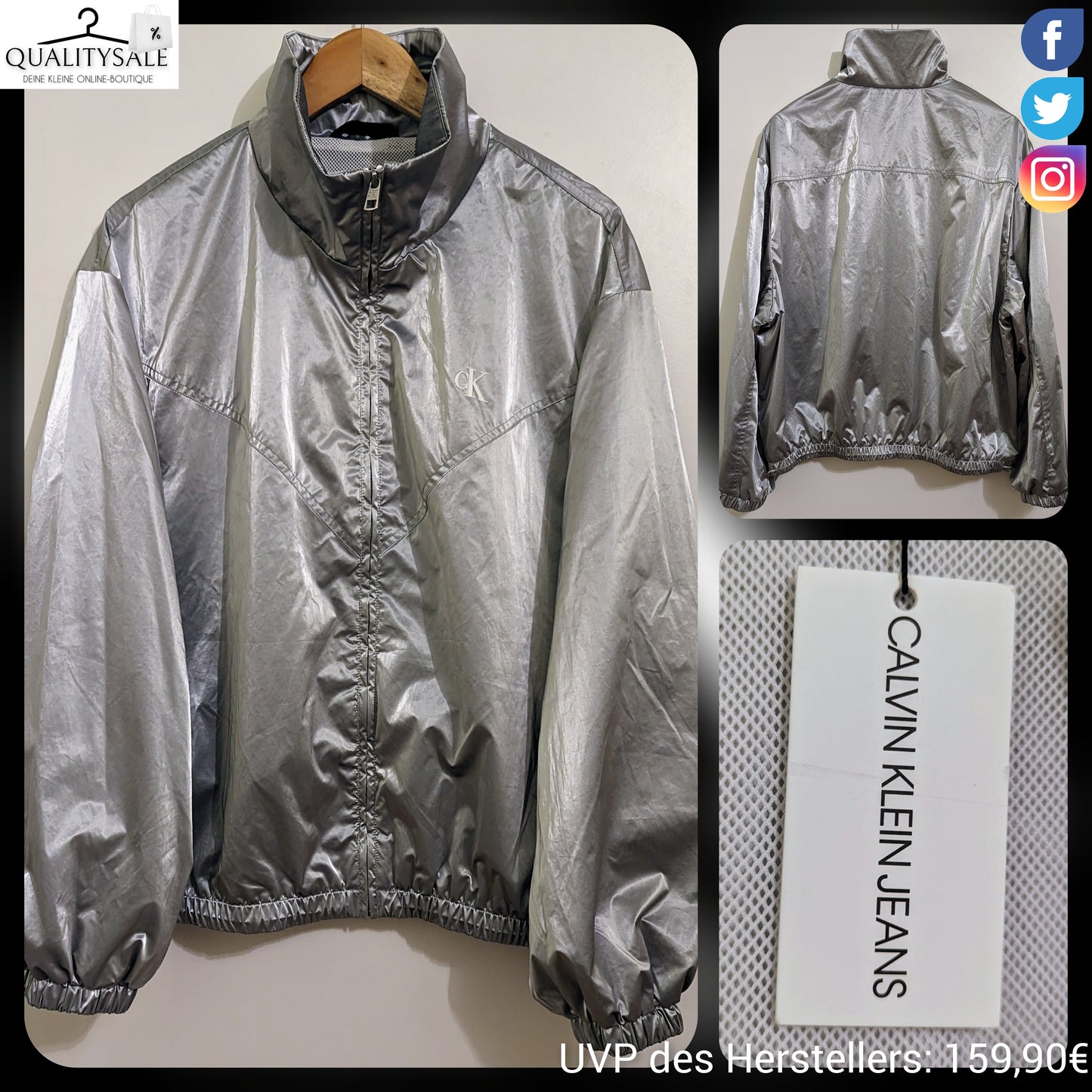 CALVIN KLEIN JEANS Damen Blouson Gr. 42/44
