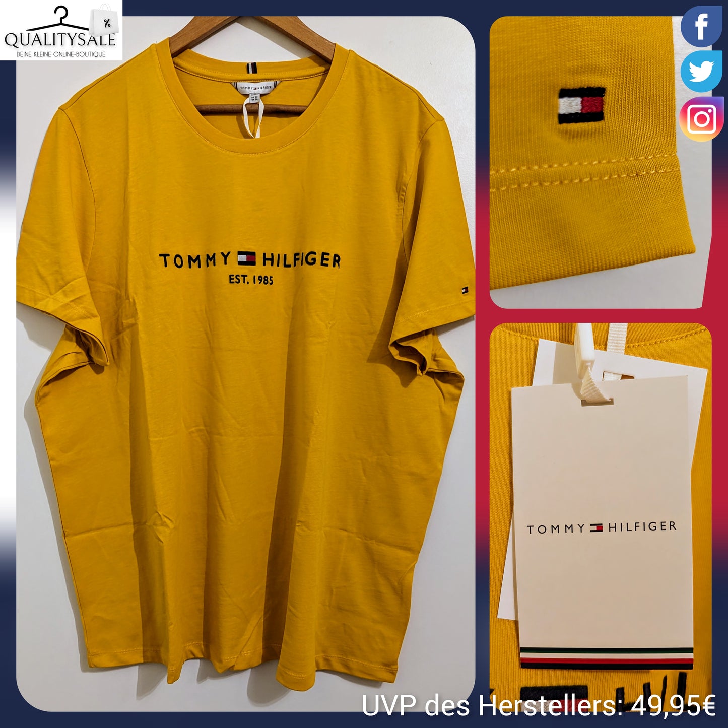 TOMMY HILFIGER Damen T-Shirt Gr. 48/50