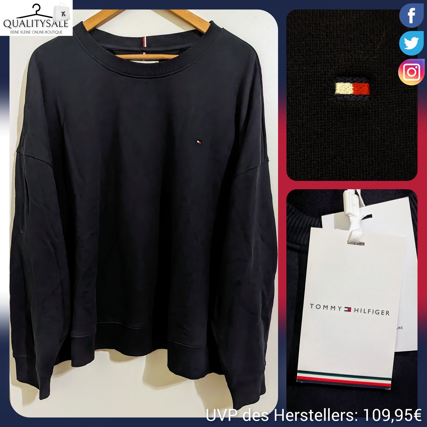 TOMMY HILFIGER Damen Sweatshirt Gr. 54