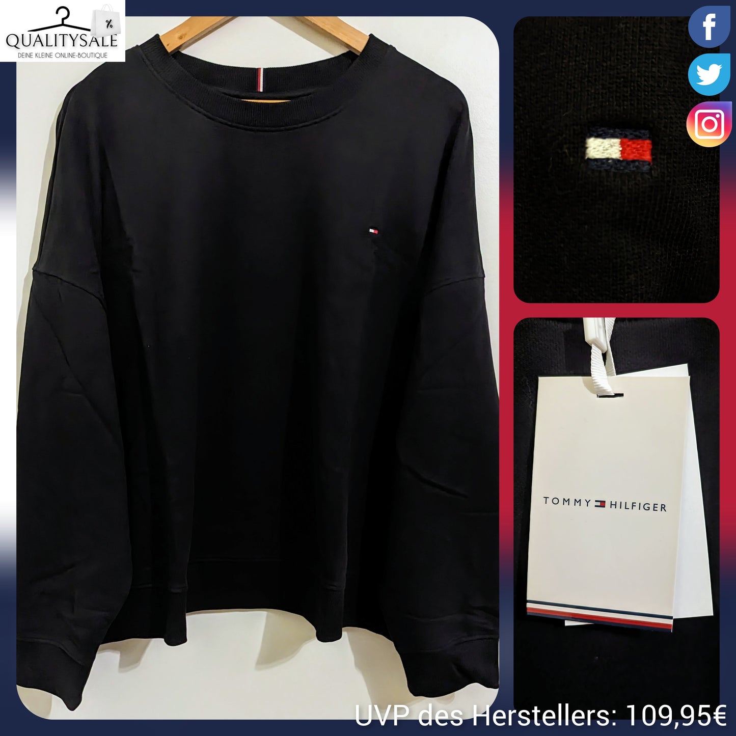 TOMMY HILFIGER Damen Sweatshirt Gr. 52
