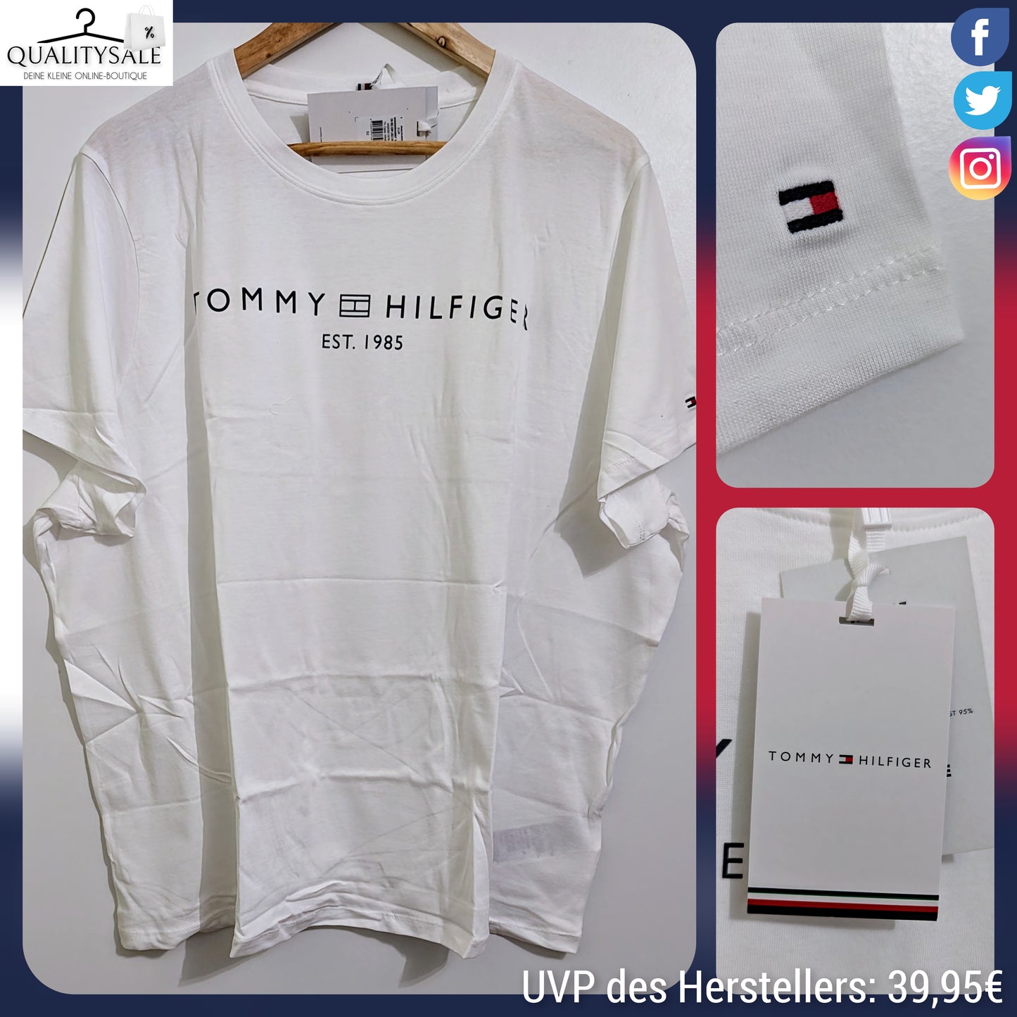 TOMMY HILFIGER Damen T-Shirt Gr. 50