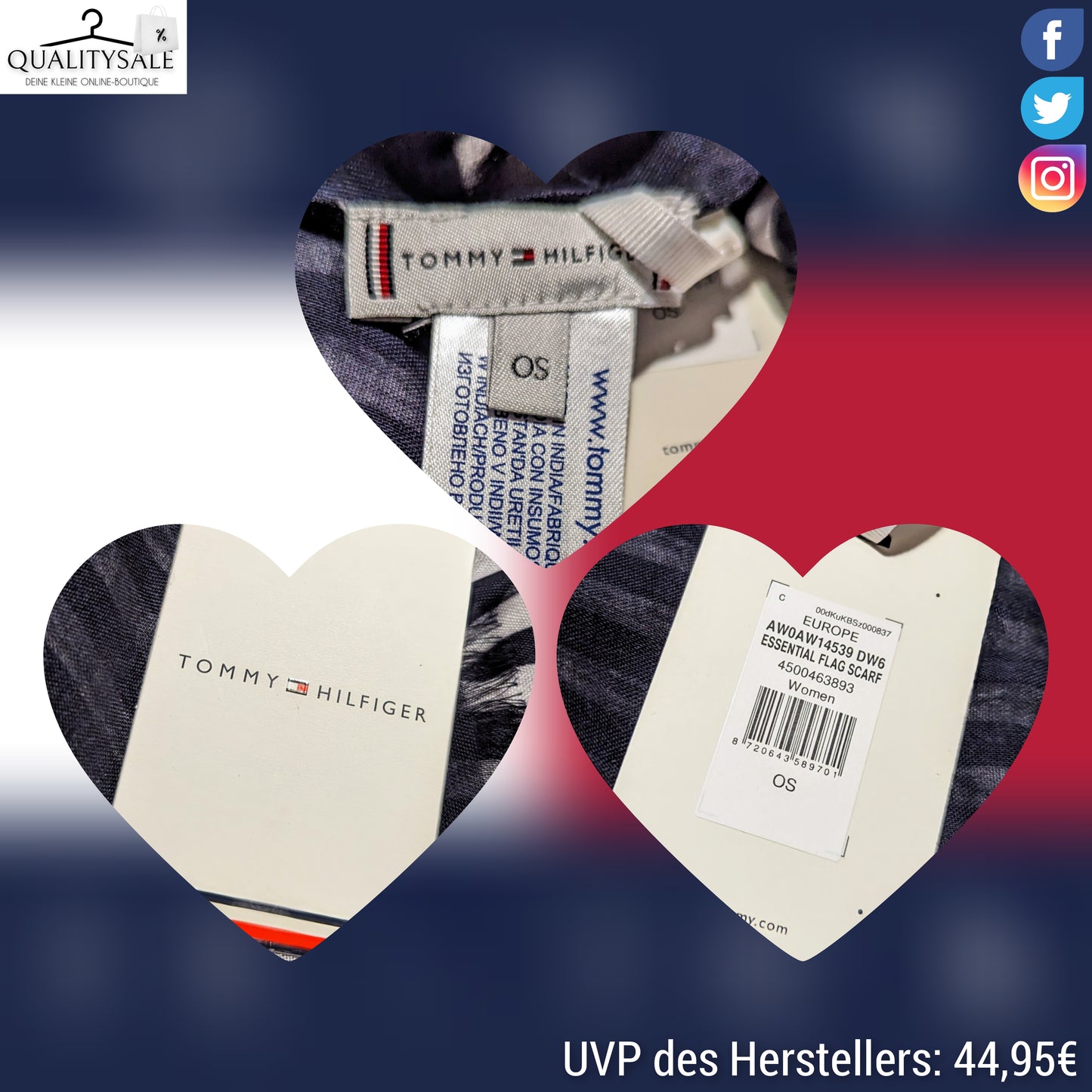 TOMMY HILFIGER Damen Schal