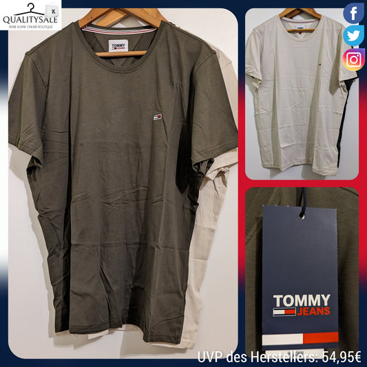 TOMMY JEANS Herren T-Shirt 2-Pack Gr. XL