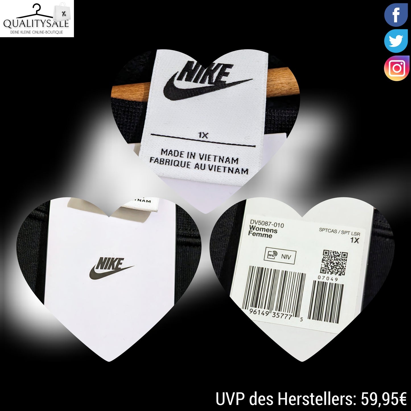 NIKE Damen Sweatshirt Gr. 52