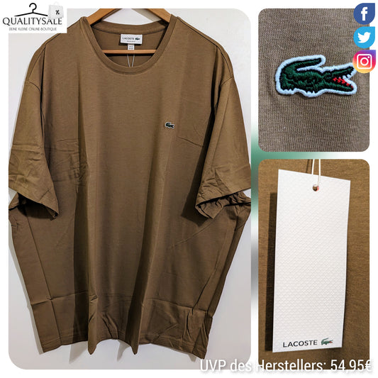 LACOSTE Herren T-Shirt Gr. 6XL Plus Size