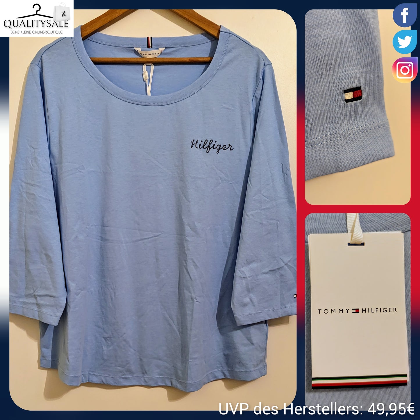 TOMMY JEANS Herren T-Shirt Gr. 2XL Plus Size