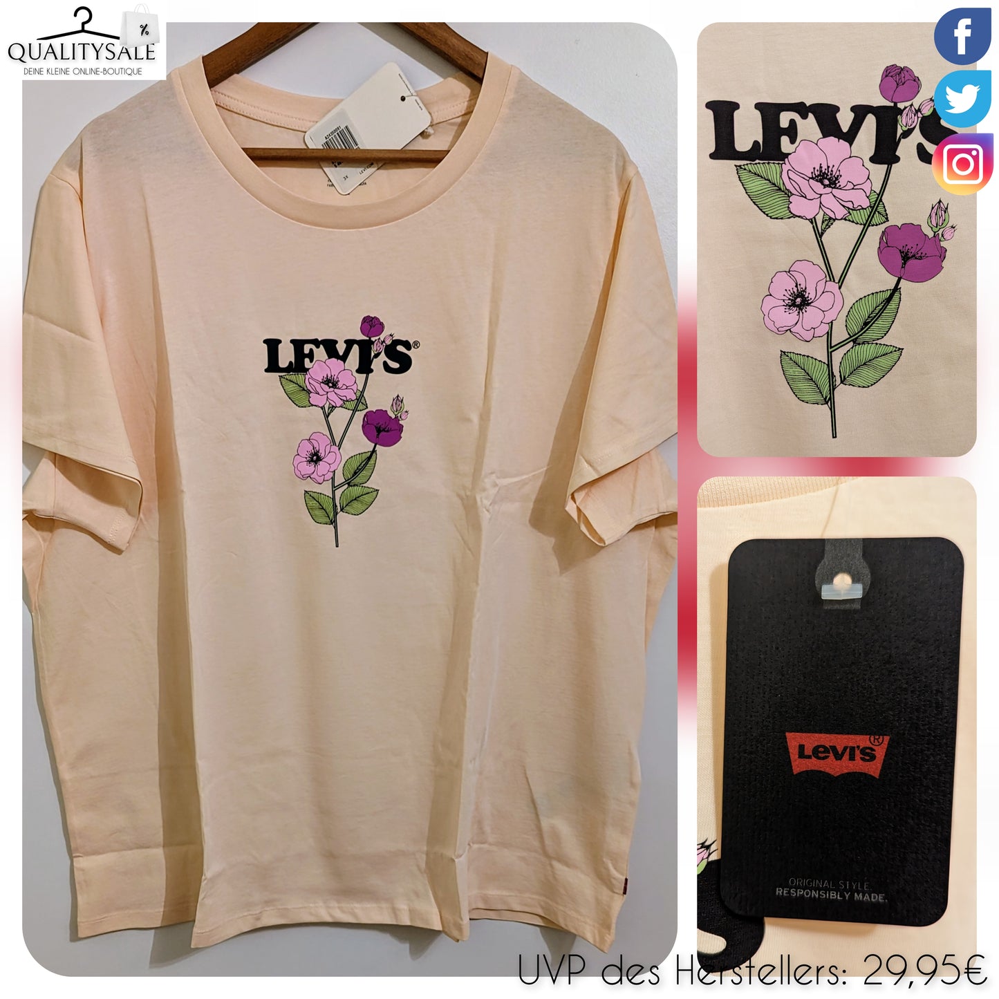 LEVI'S Damen T-Shirt Gr. 50