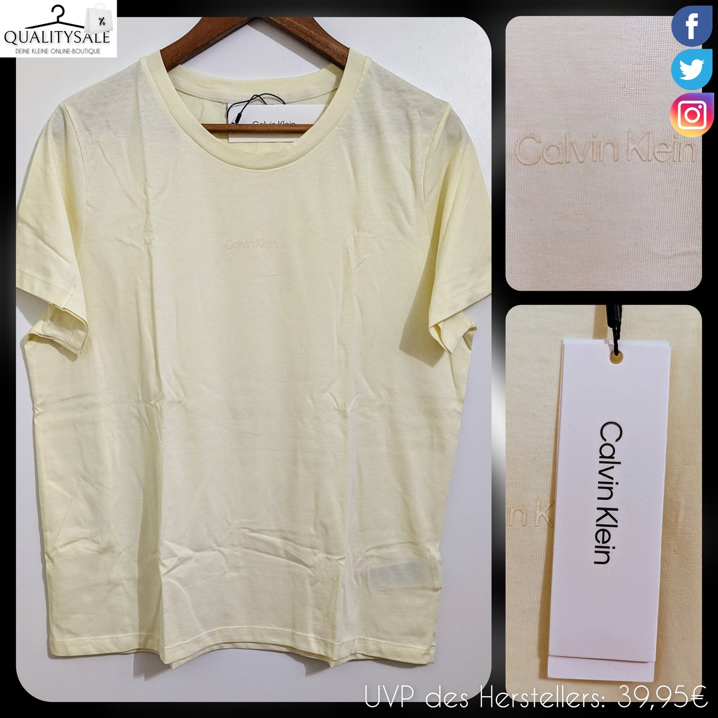 CALVIN KLEIN JEANS Damen T-Shirt Gr. XL
