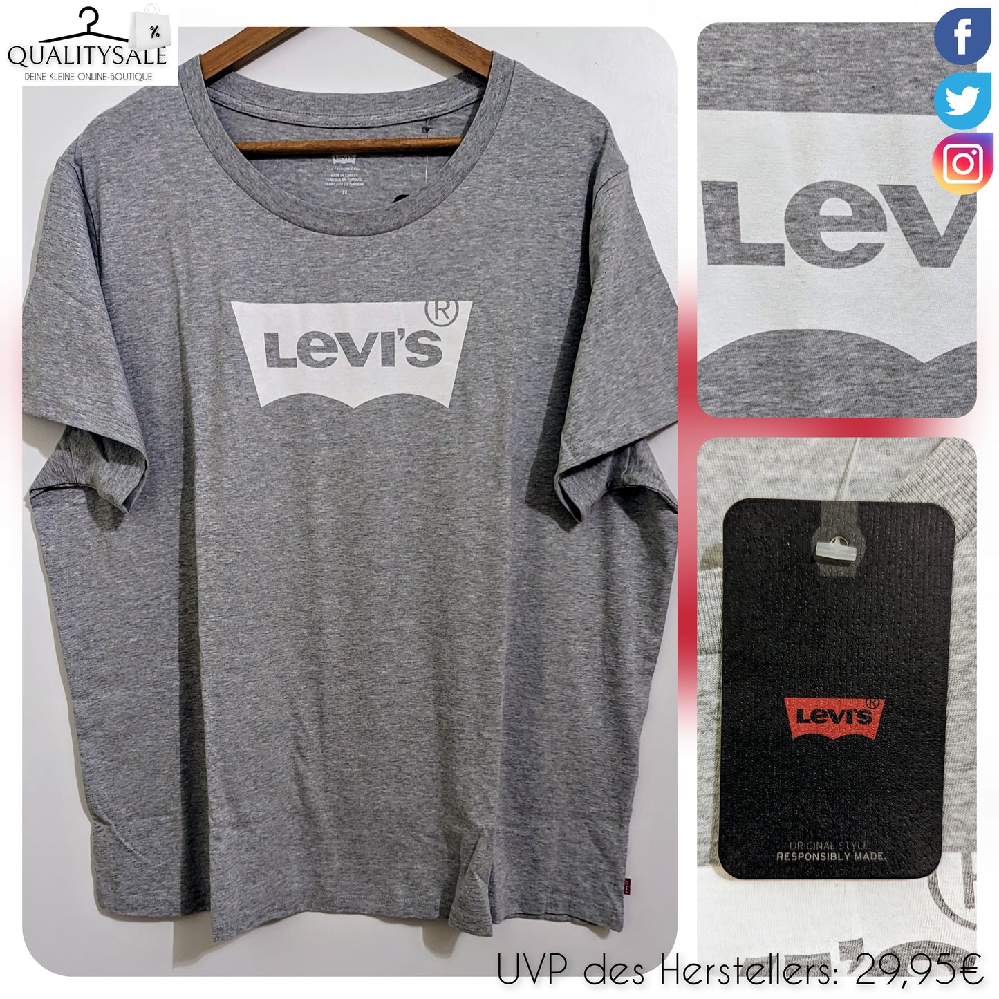 LEVIS Damen T-Shirt Gr. 46/48