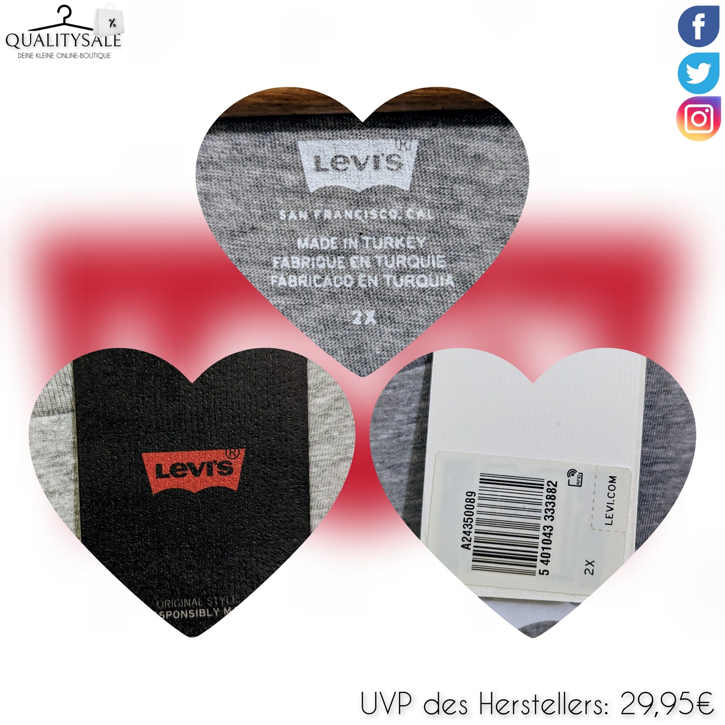 LEVIS Damen T-Shirt Gr. 46/48