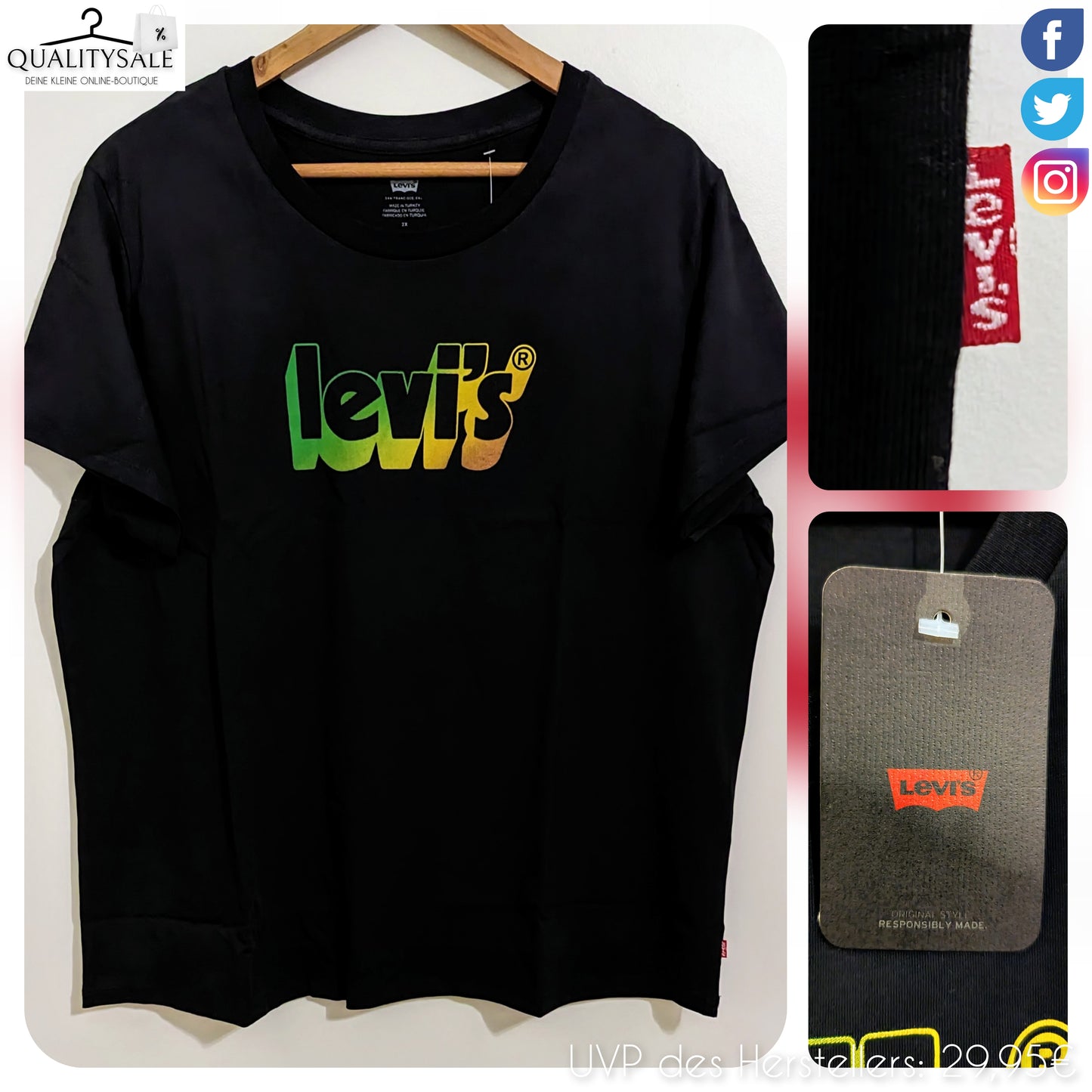 LEVI'S Damen T-Shirt Gr. 46