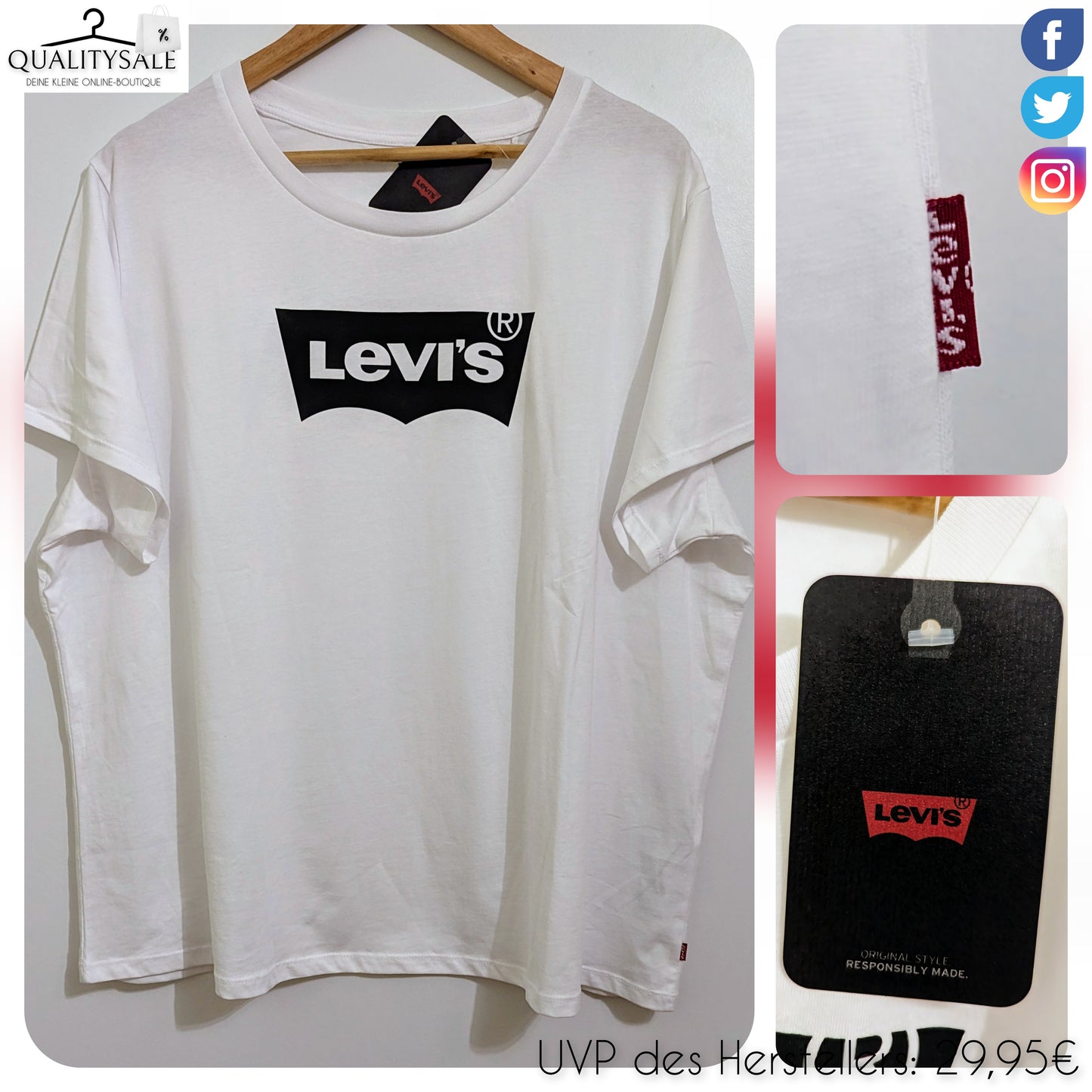 LEVI'S Damen T-Shirt Gr. 50