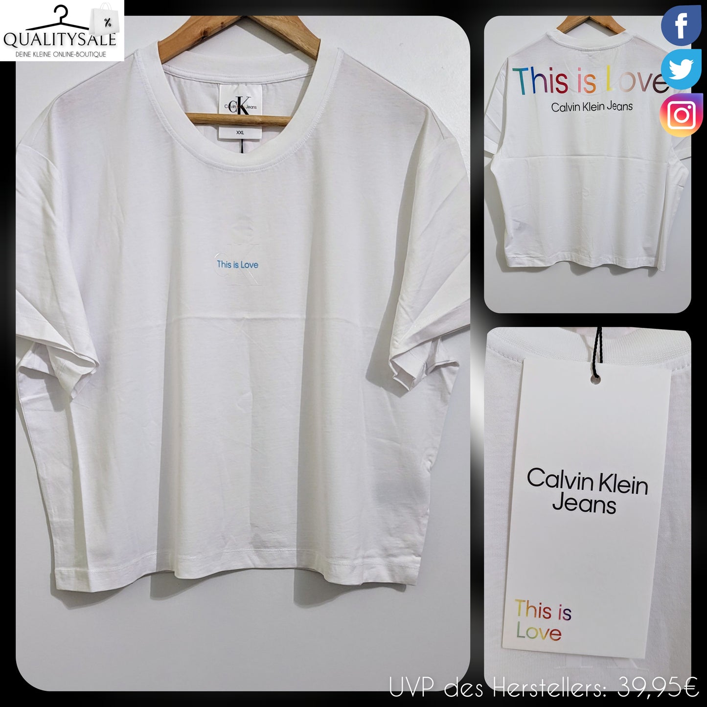 CALVIN KLEIN JEANS Damen Shirt Gr 46/48