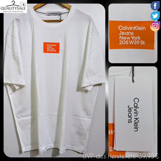 CALVIN KLEIN JEANS Herren T-Shirt Gr. 2XL oder 4XL Plus Size