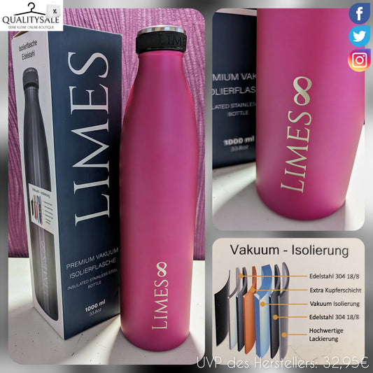 LIMES 8 Isolierflasche 1L