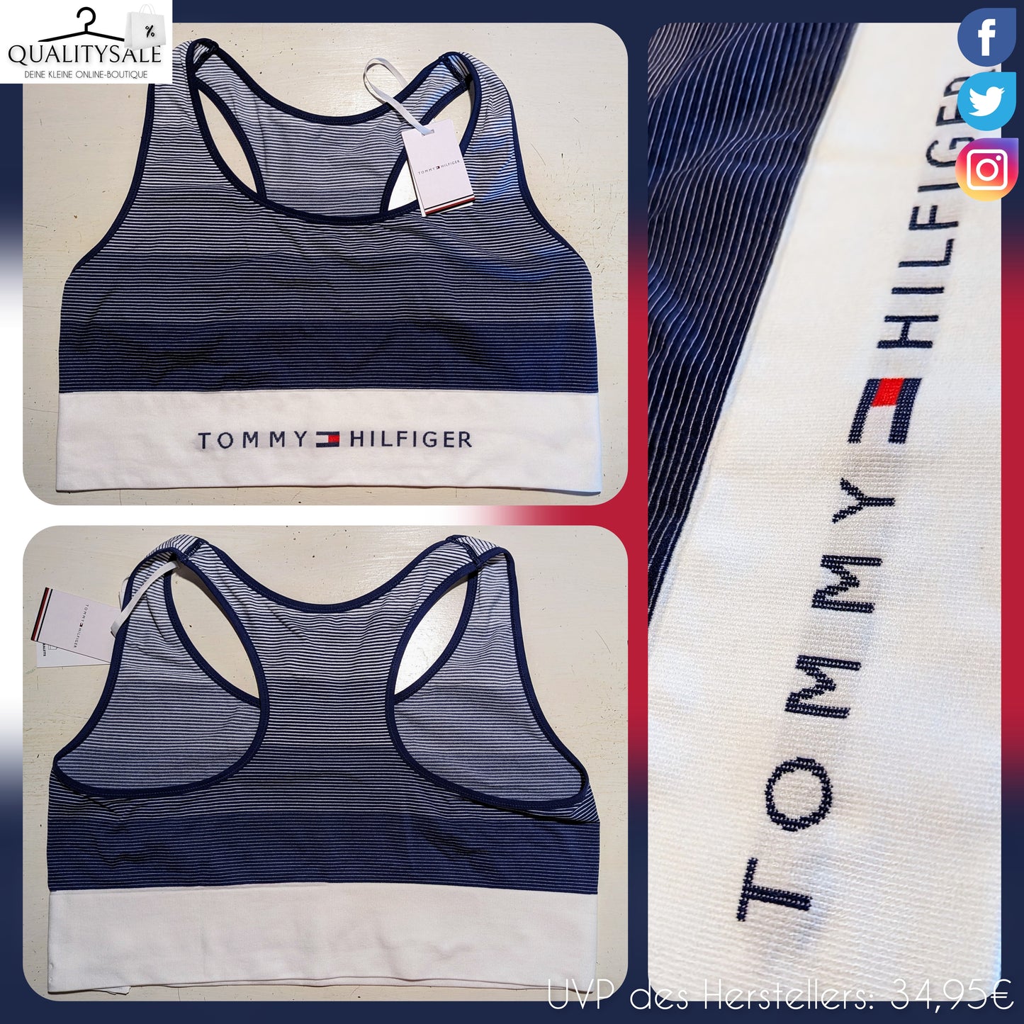 TOMMY HILFIGER Damen Bralette Gr. 50