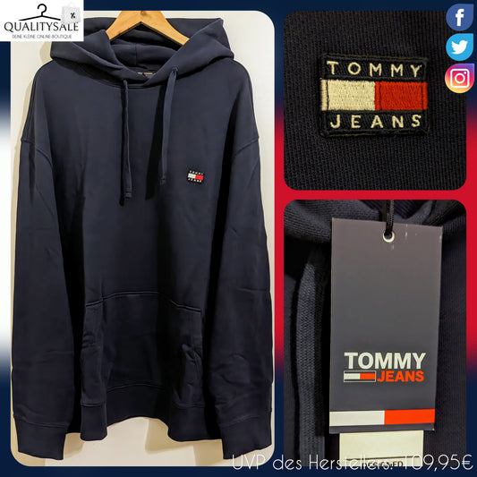 TOMMY JEANS Herren Hoodie Gr. 4XL oder 5XL Plus Size