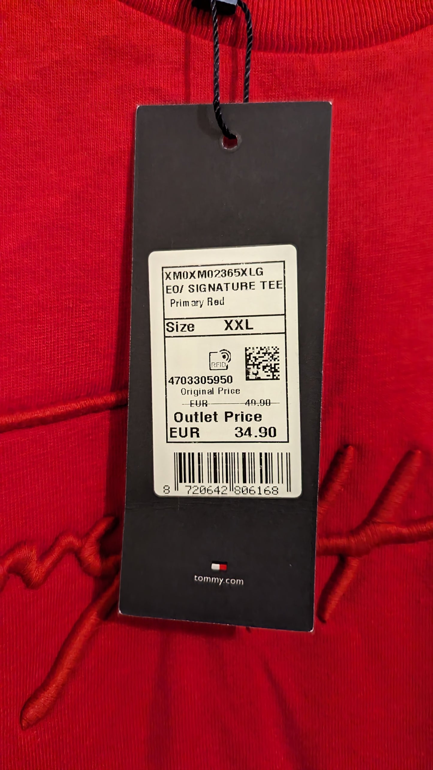 TOMMY HILFIGER Herren T-Shirt Gr. XL