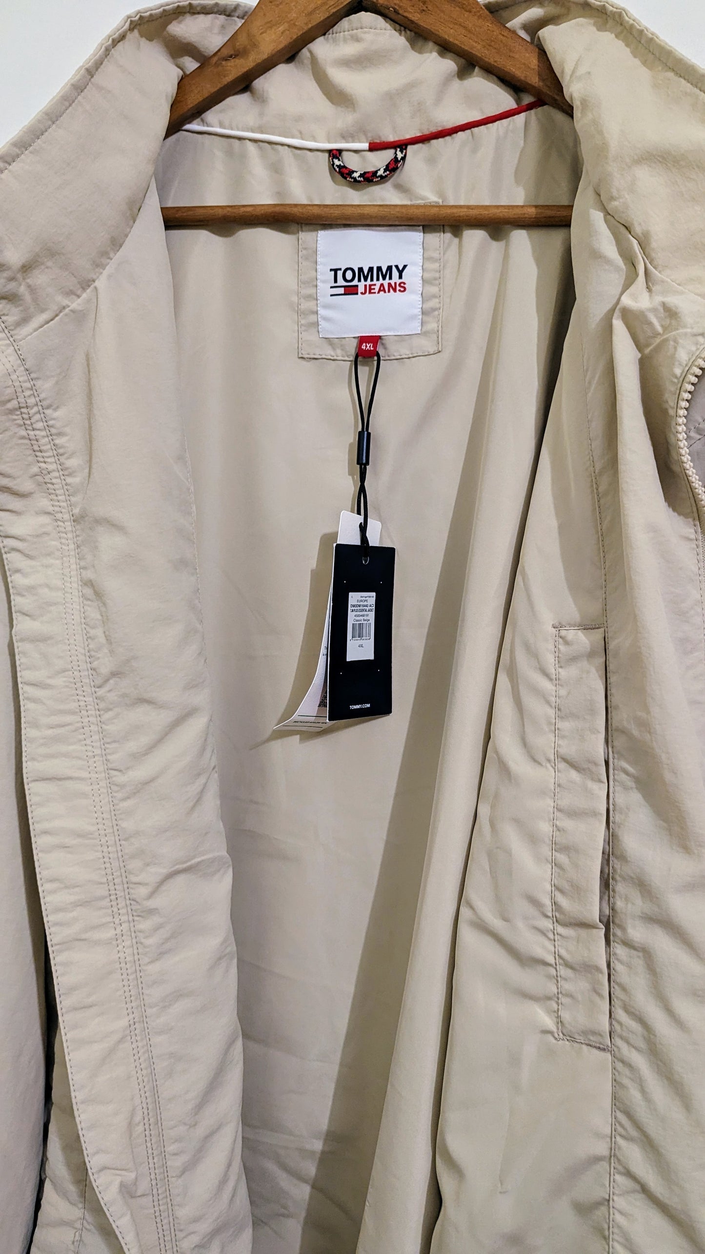 TOMMY JEANS Herren Übergangsjacke Gr. 4XL Plus Size