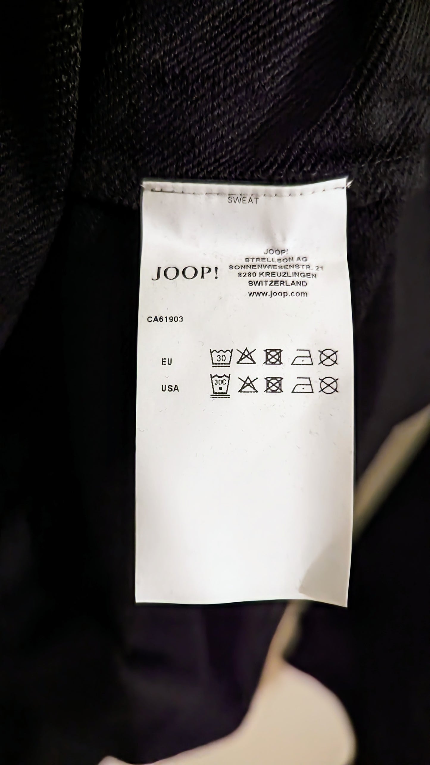 JOOP! JEANS Herren Sweatshirt Gr. 6XL Plus Size