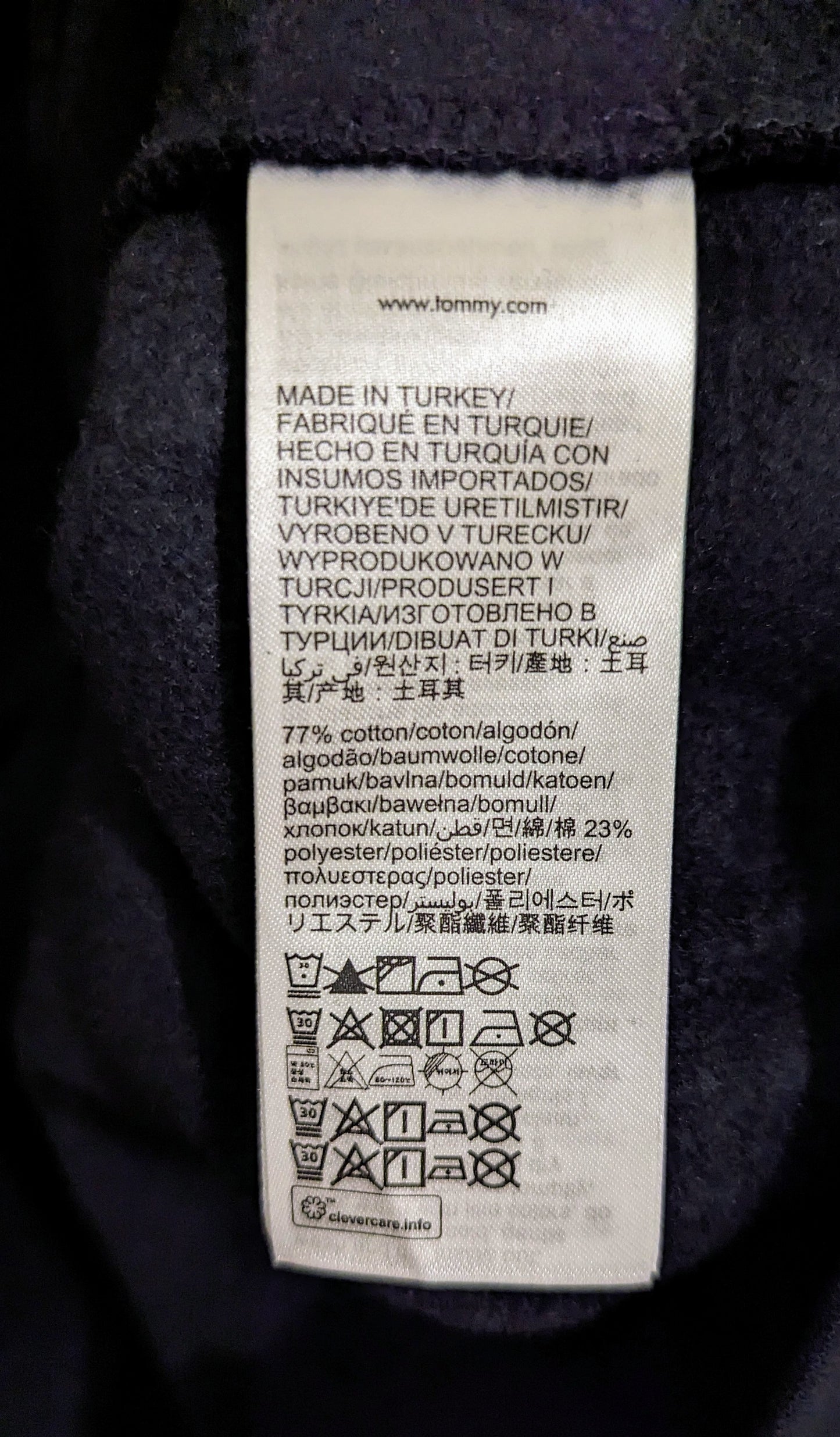 TOMMY HILFIGER Herren Hoodie Gr. 5XL Plus Size