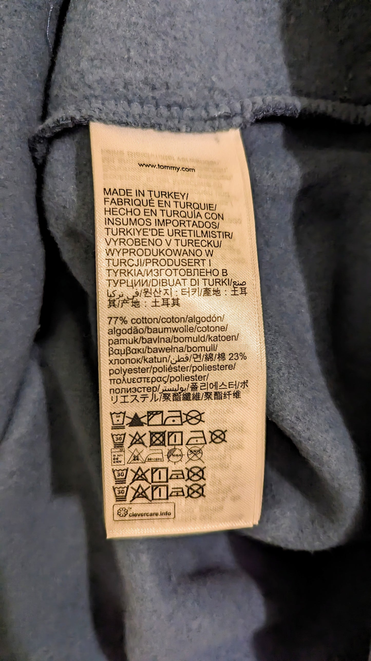 TOMMY HILFIGER Herren Hoodie Gr. 5XL Plus Size