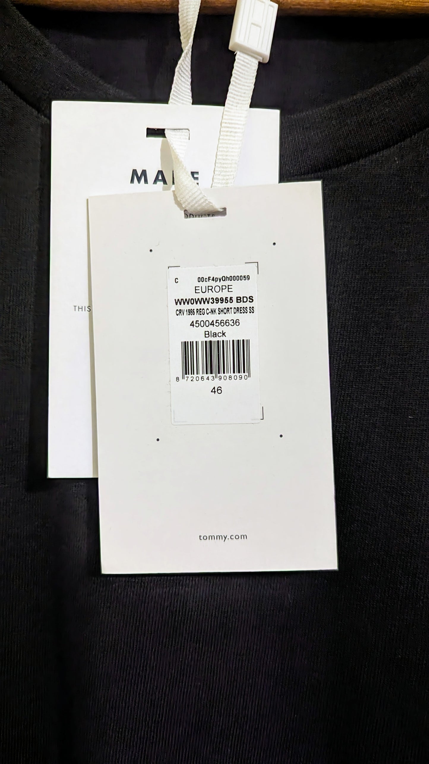 TOMMY HILFIGER Damen Baumwollkleid Gr. 46