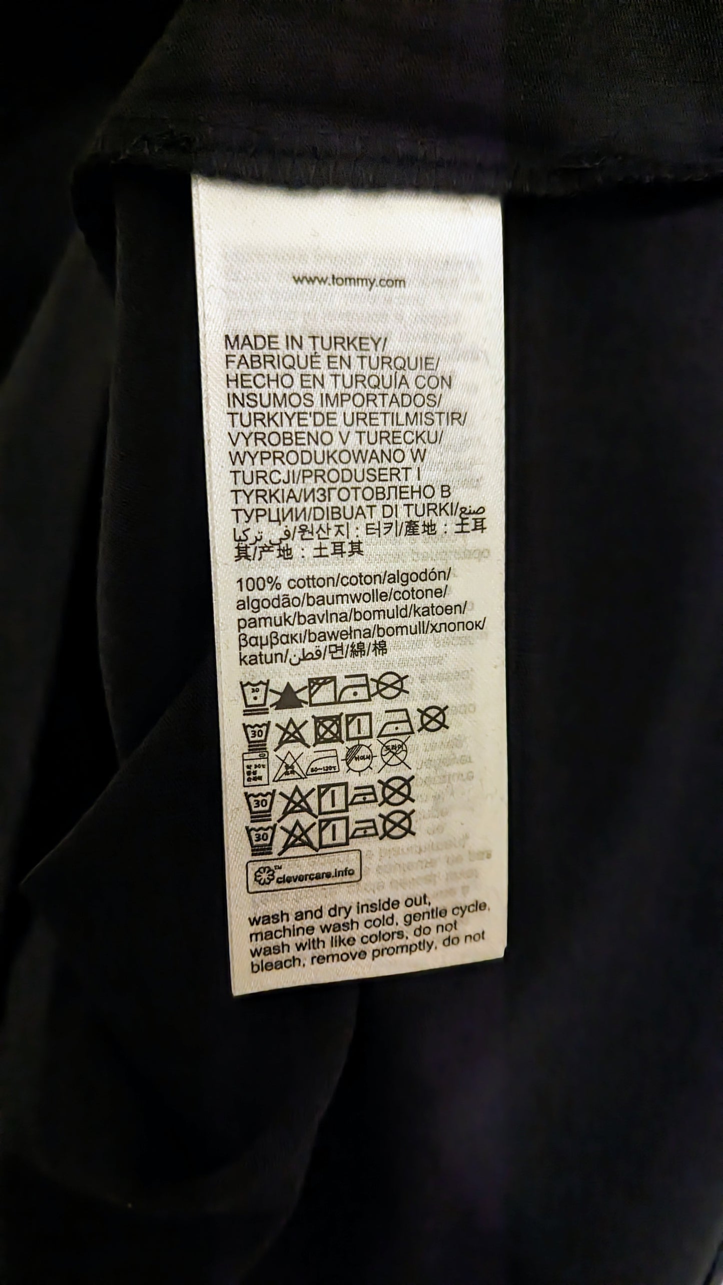 TOMMY HILFIGER Damen Baumwollkleid Gr. 46