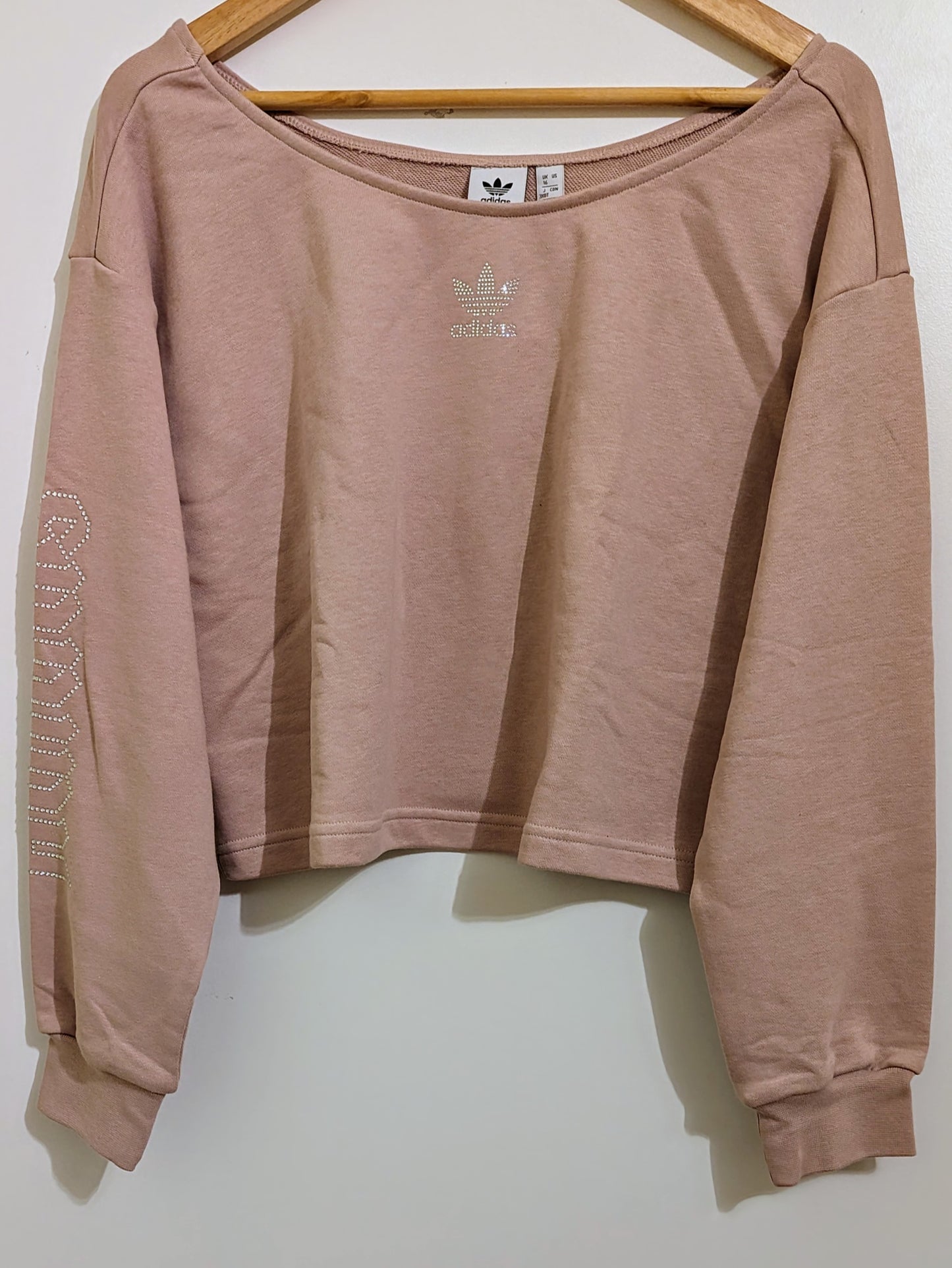 ADIDAS Cropped Damen Sweatshirt Gr. XL