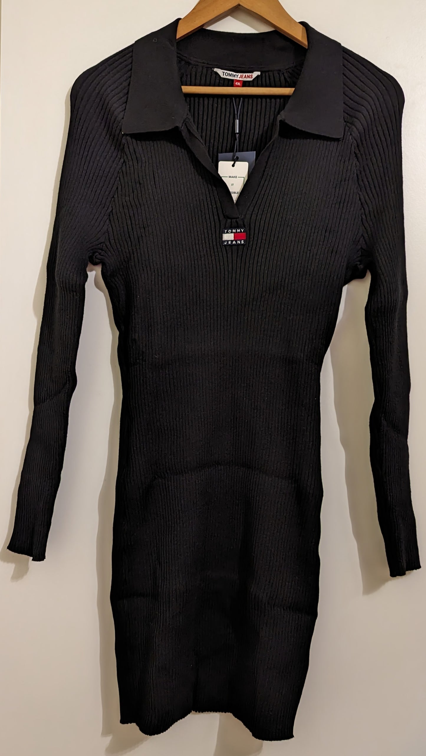 TOMMY JEANS Damen Etuitkleid Gr. 46