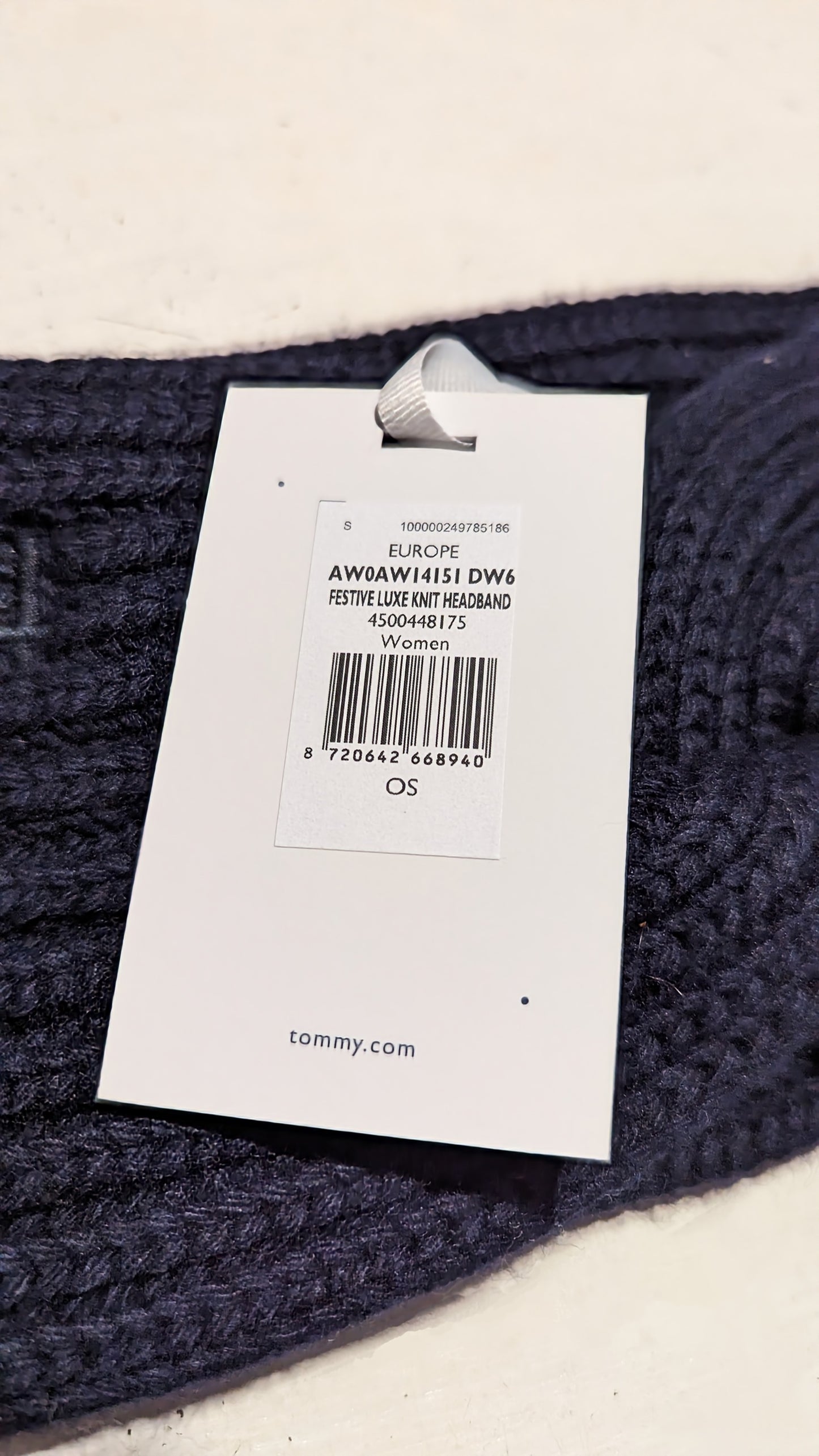 TOMMY HILFIGER Damen Stirnband/Ohrenwärmer
