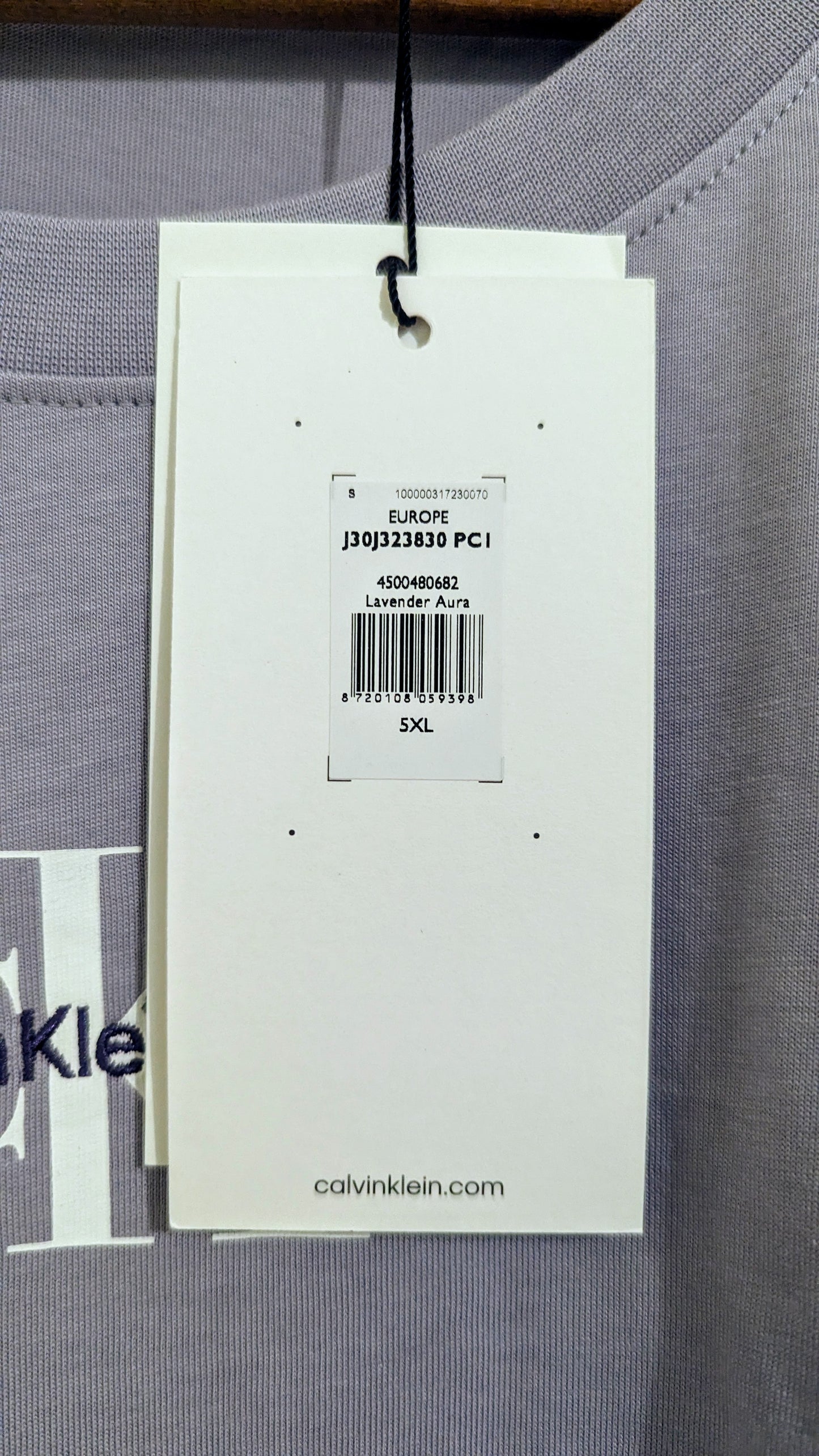 CALVIN KLEIN JEANS Herren T-Shirt Gr. 4XL Plus Size