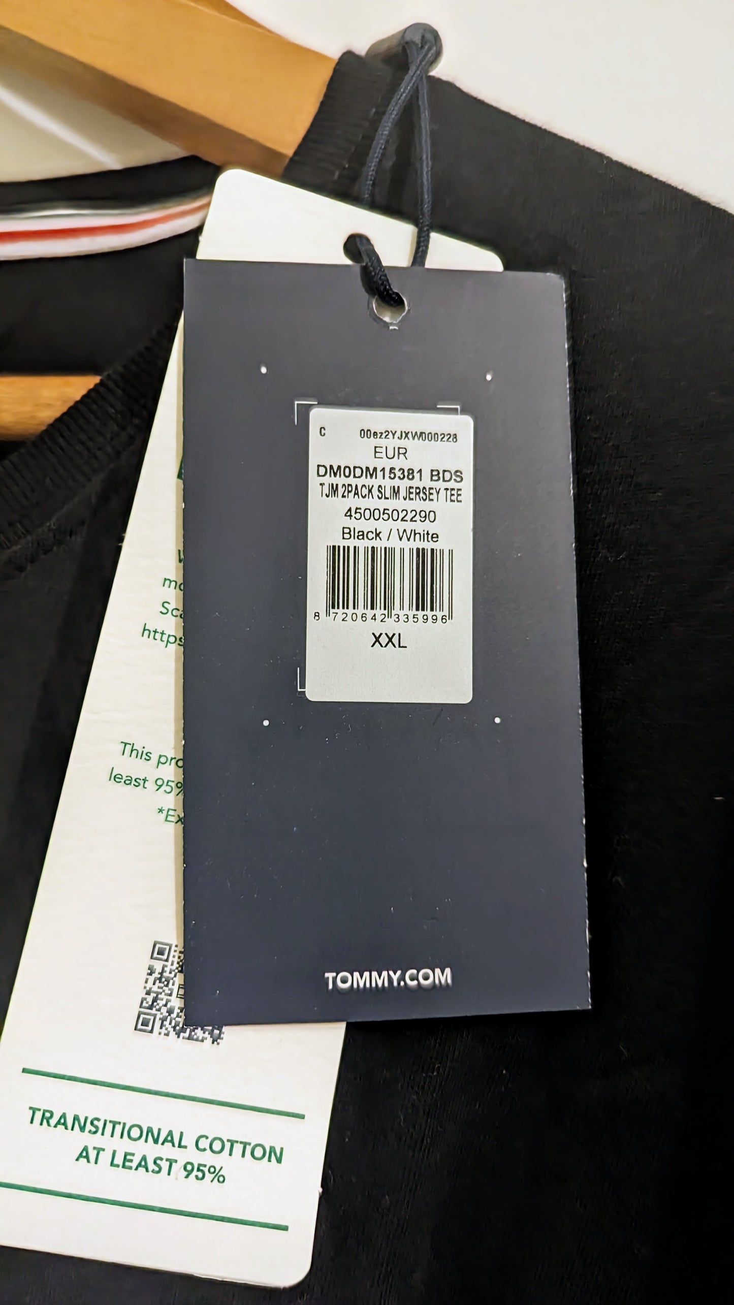 TOMMY JEANS Herren T-Shirt 2-Pack Gr. XL