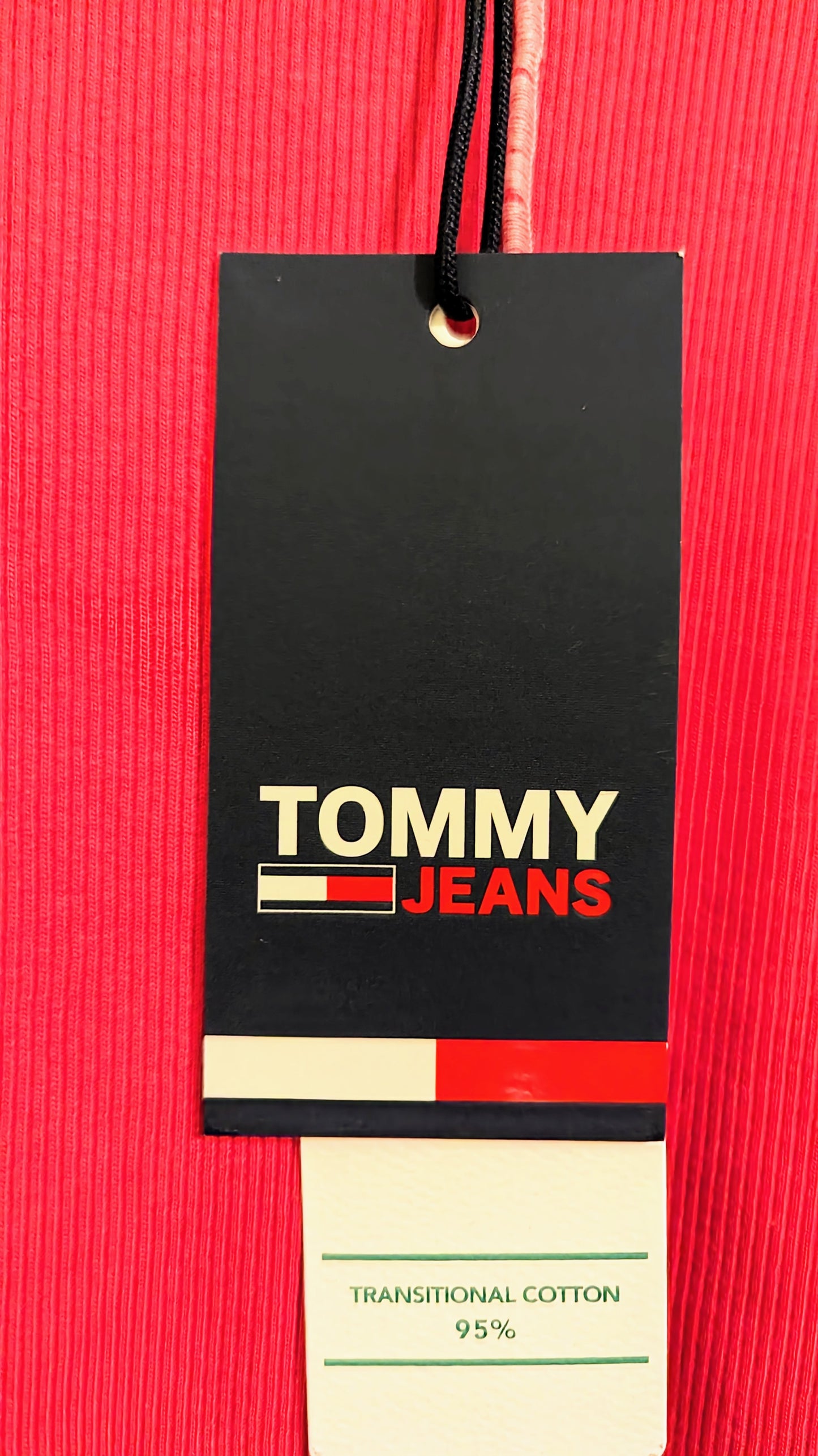 TOMMY JEANS Damen Cropped Langarmshirt Gr. 40/42
