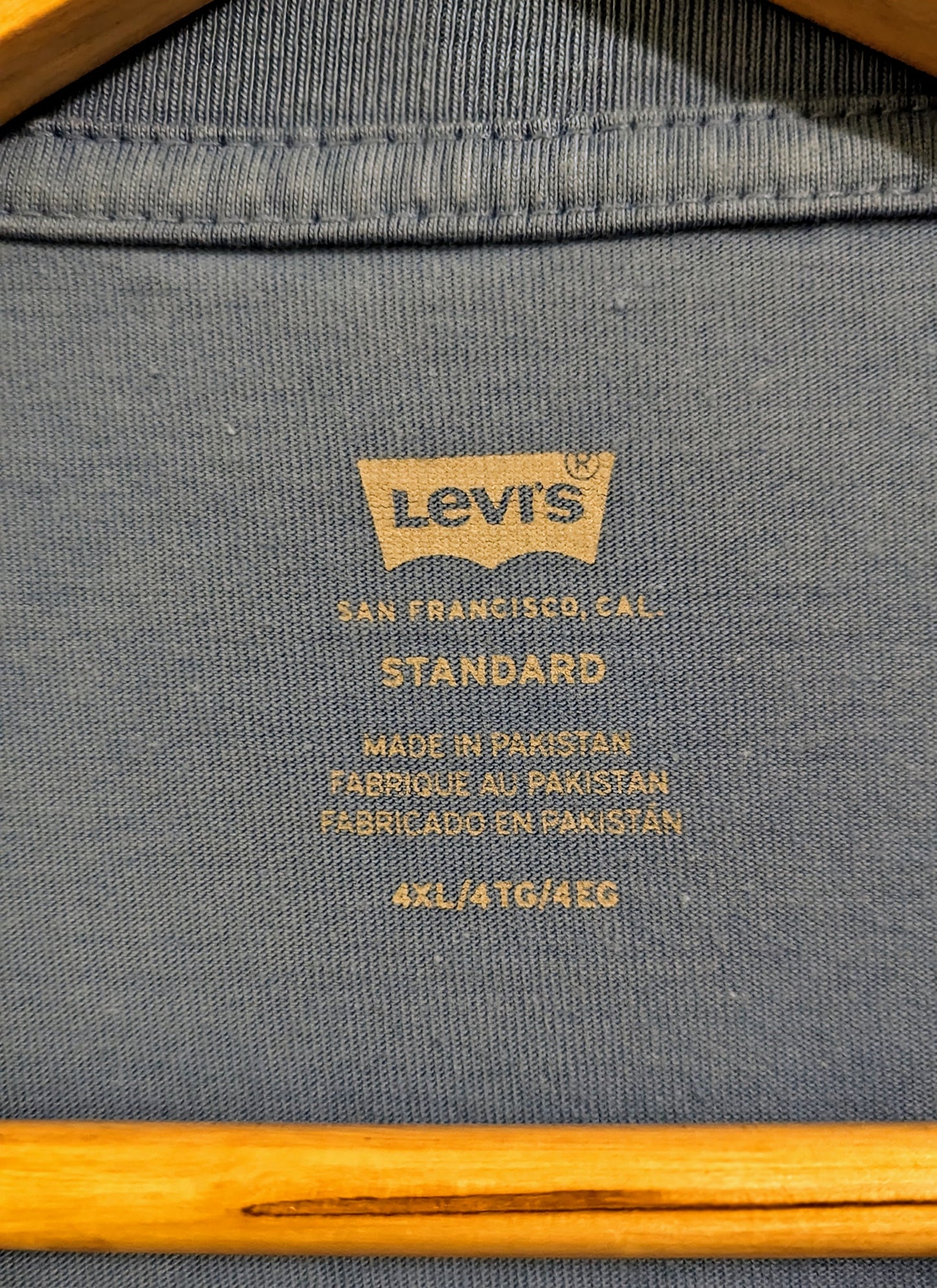 LEVI'S Herren T-Shirt Gr. 5XL Plus Size