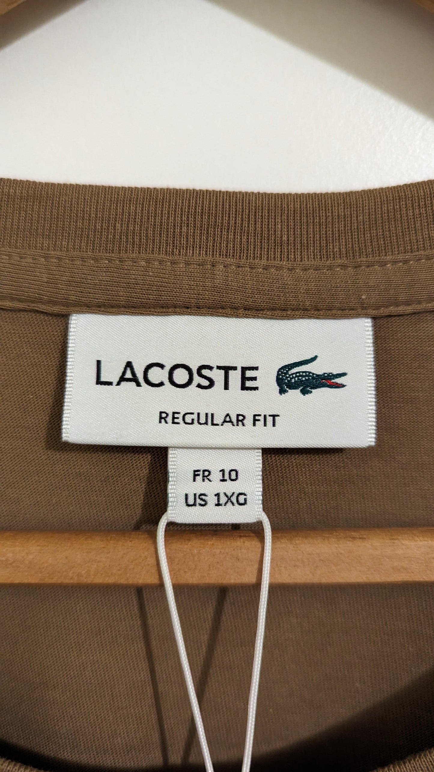 LACOSTE Herren T-Shirt Gr. 5XL Plus Size