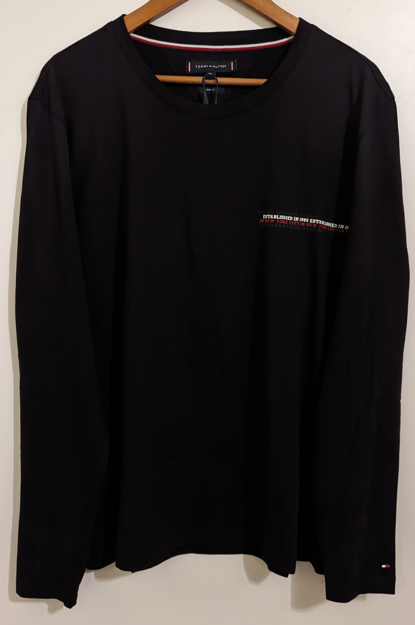 TOMMY HILFIGER Herren Langarmshirt Gr. XXXL (Normalgröße)