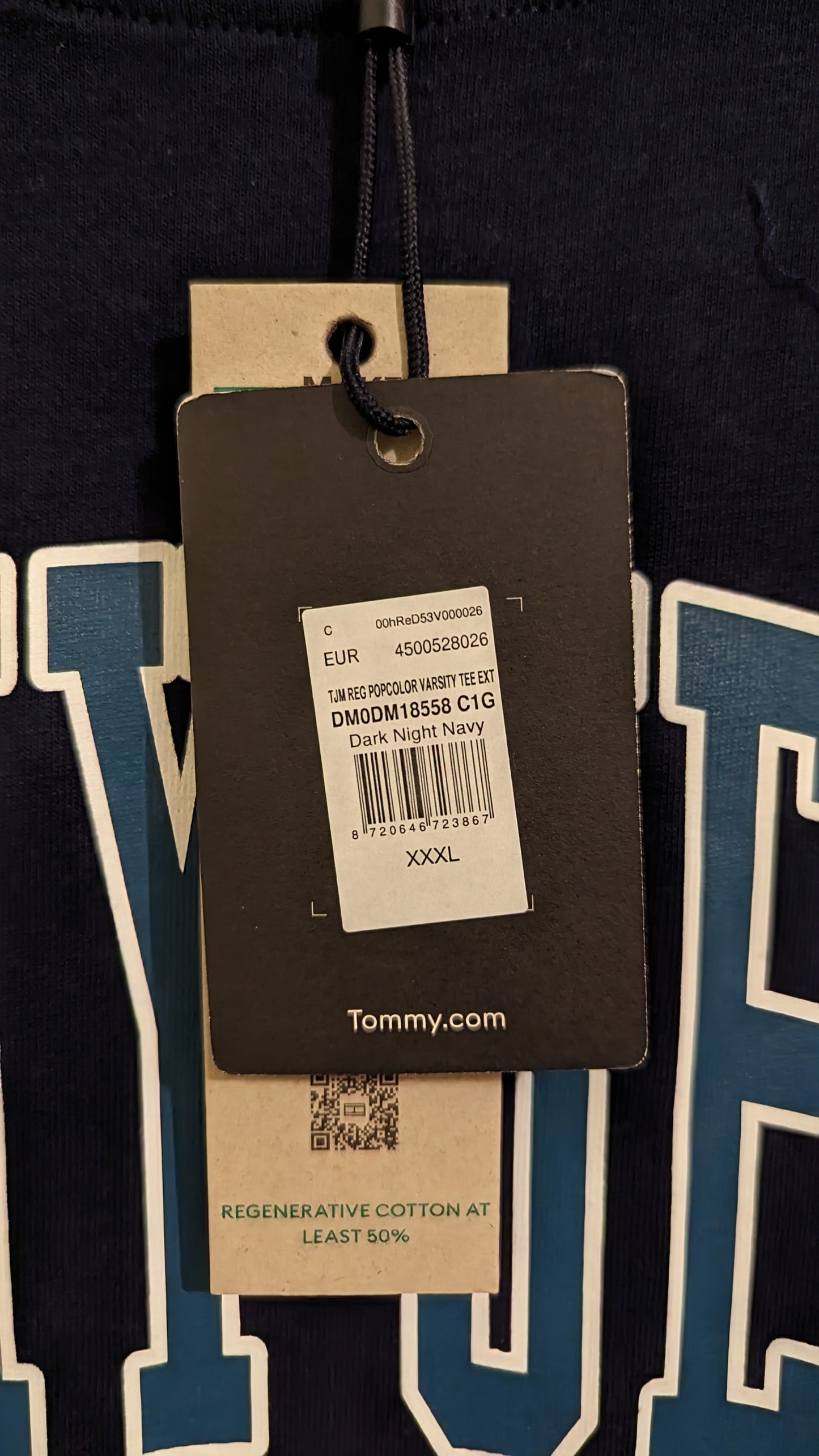 TOMMY JEANS Herren T-Shirt Gr. 2XL Plus Size