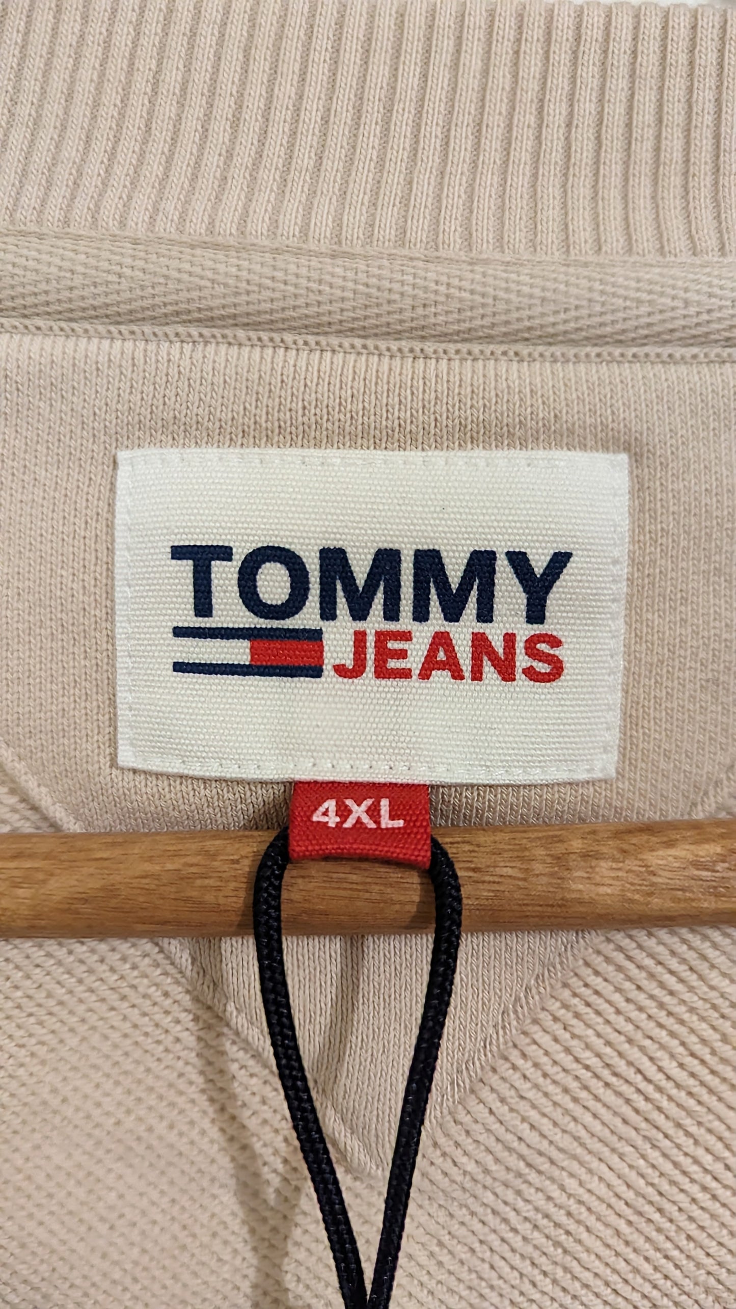 TOMMY JEANS Herren Sweatshirt Gr. 4XL oder 5XL Plus Size