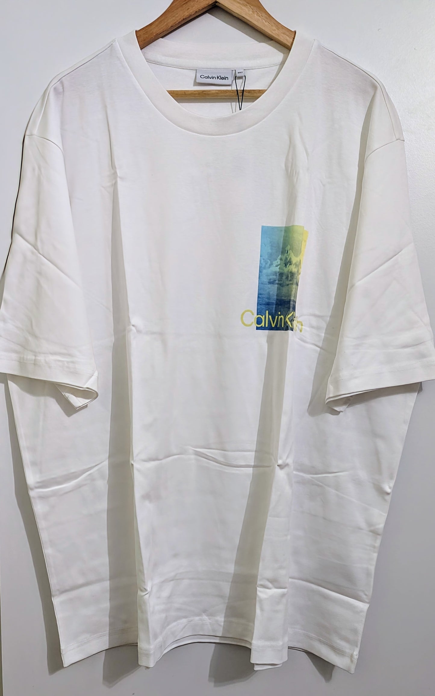 CALVIN KLEIN Herren T-Shirt Gr. 3XL oder 4XL Plus Size