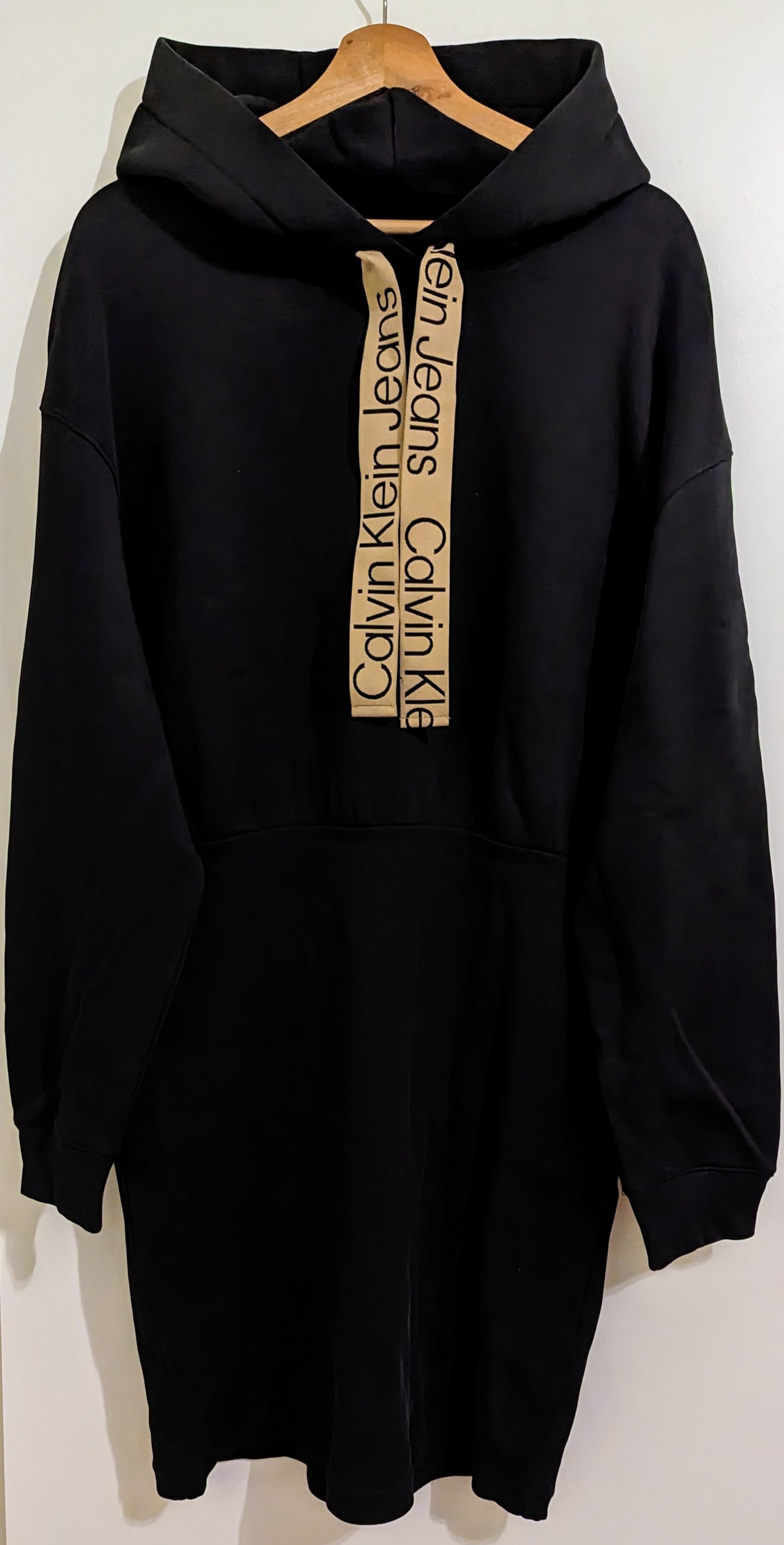 CALVIN KLEIN JEANS Damen Long-Hoodie/Freizeitkleid Gr. 50