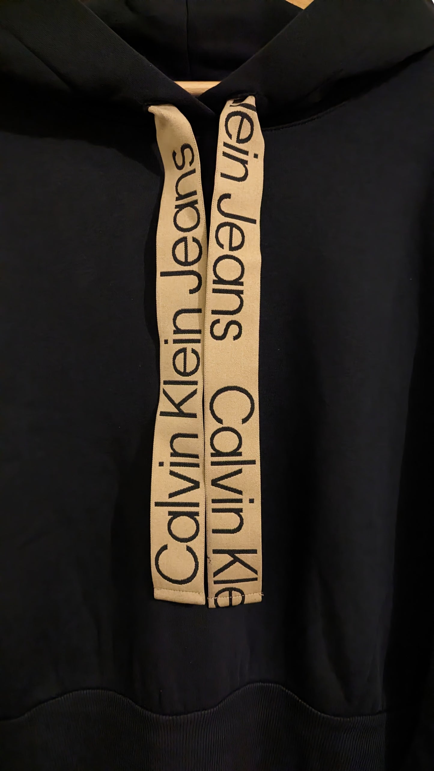 CALVIN KLEIN JEANS Damen Long-Hoodie/Freizeitkleid Gr. 50