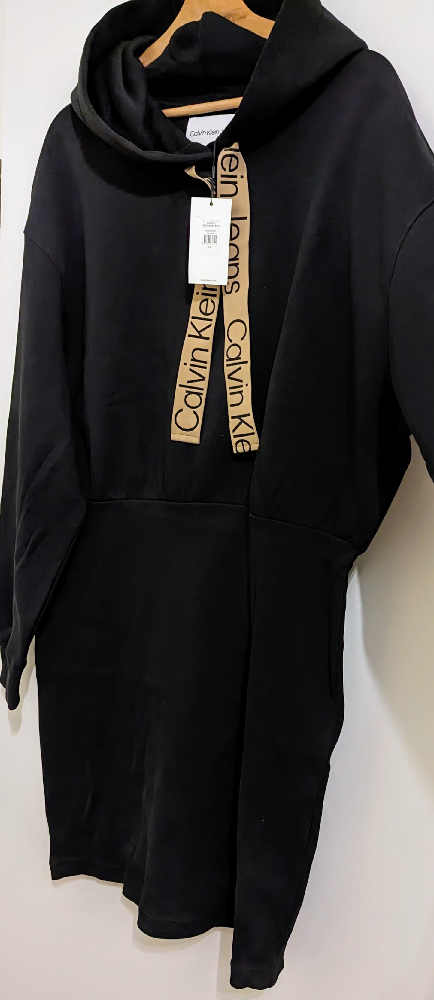 CALVIN KLEIN JEANS Damen Long-Hoodie/Freizeitkleid Gr. 50