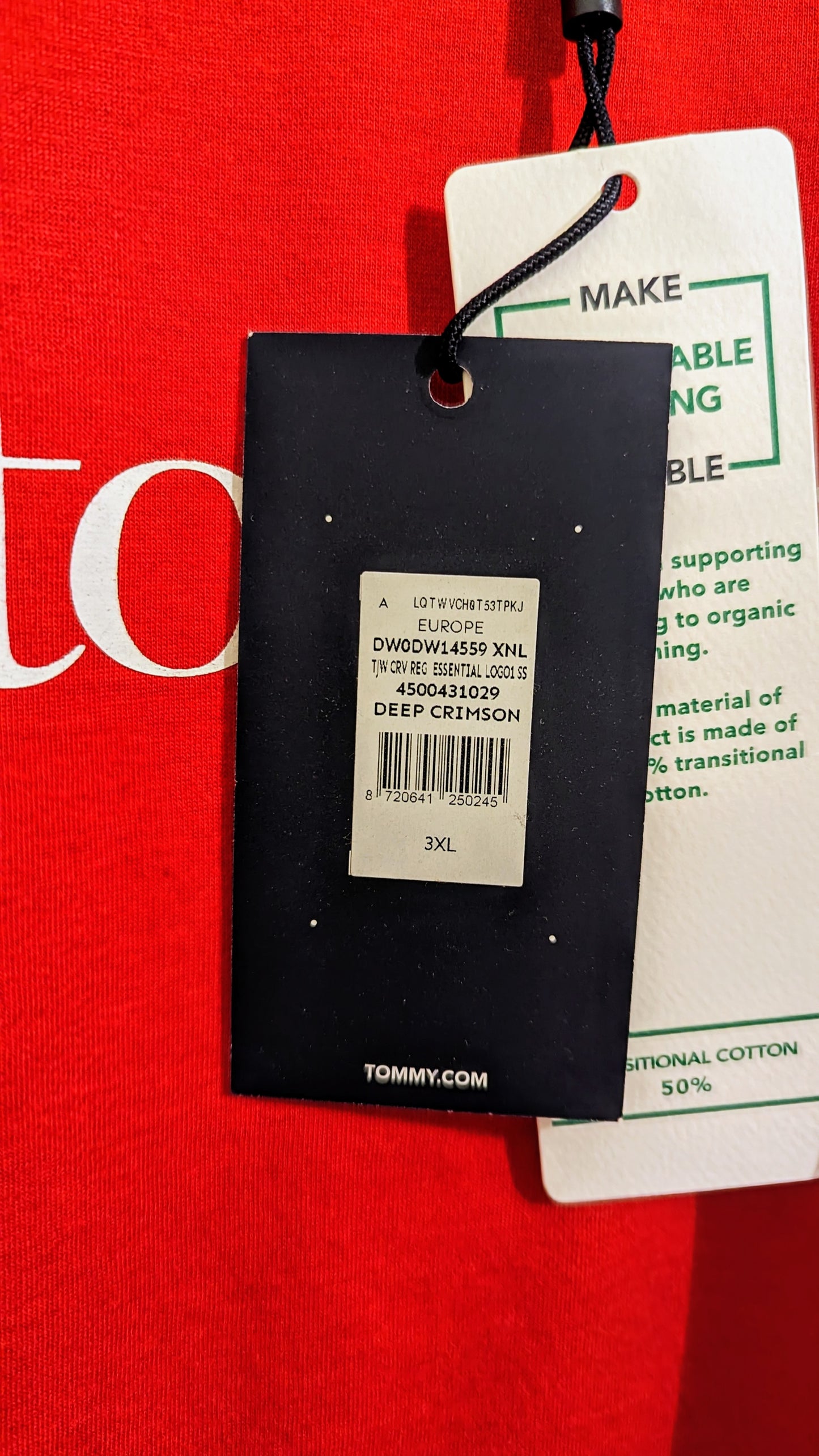 TOMMY JEANS Damen T-Shirt Gr. 48 oder 50