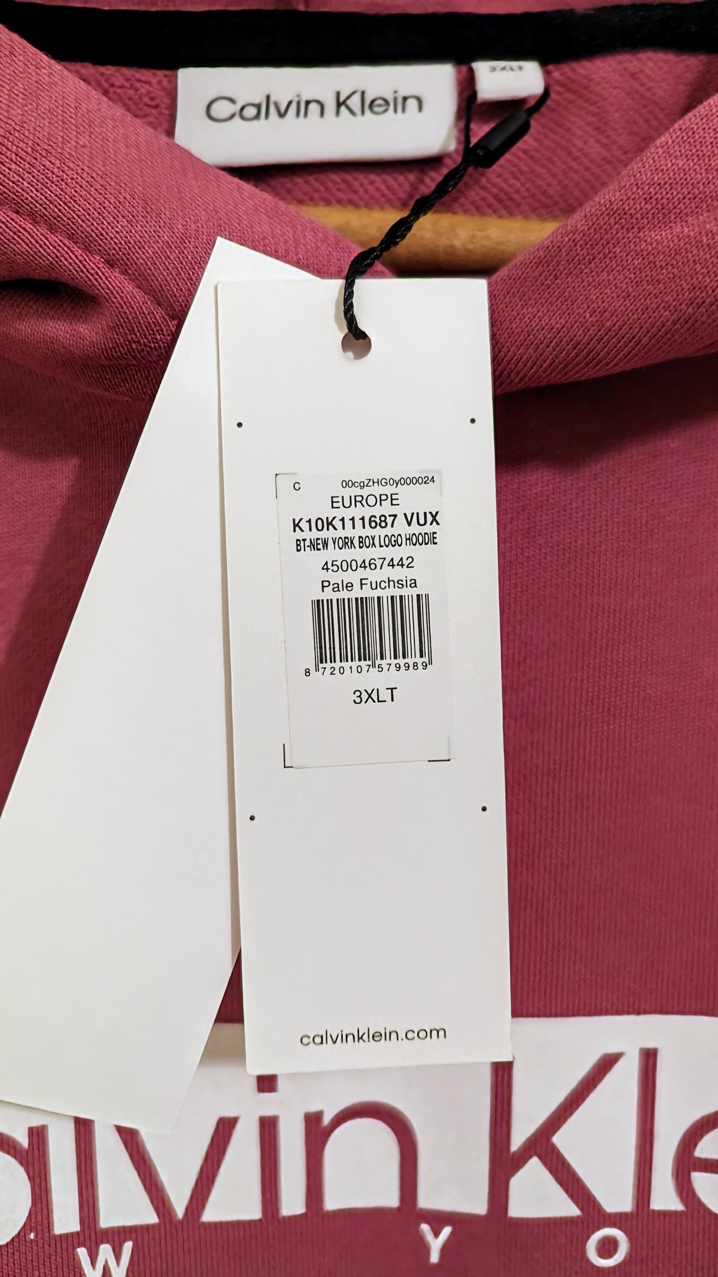 CALVIN KLEIN Herren Hoodie Gr. 3XL oder 5XL Plus Size