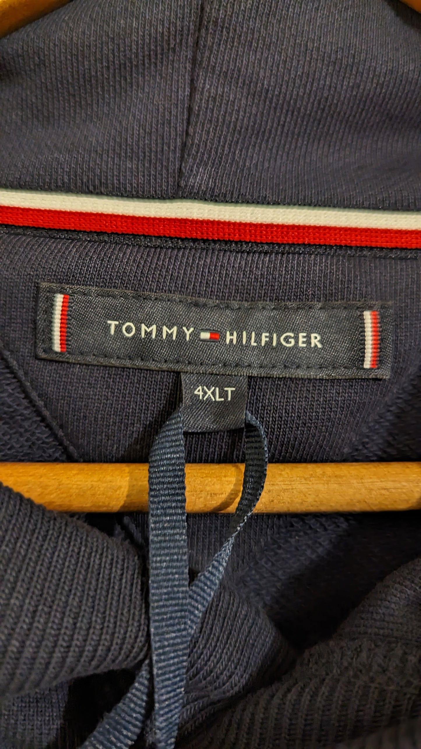 TOMMY HILFIGER Herren Hoodie Gr. 4XL oder 5XL Plus Size