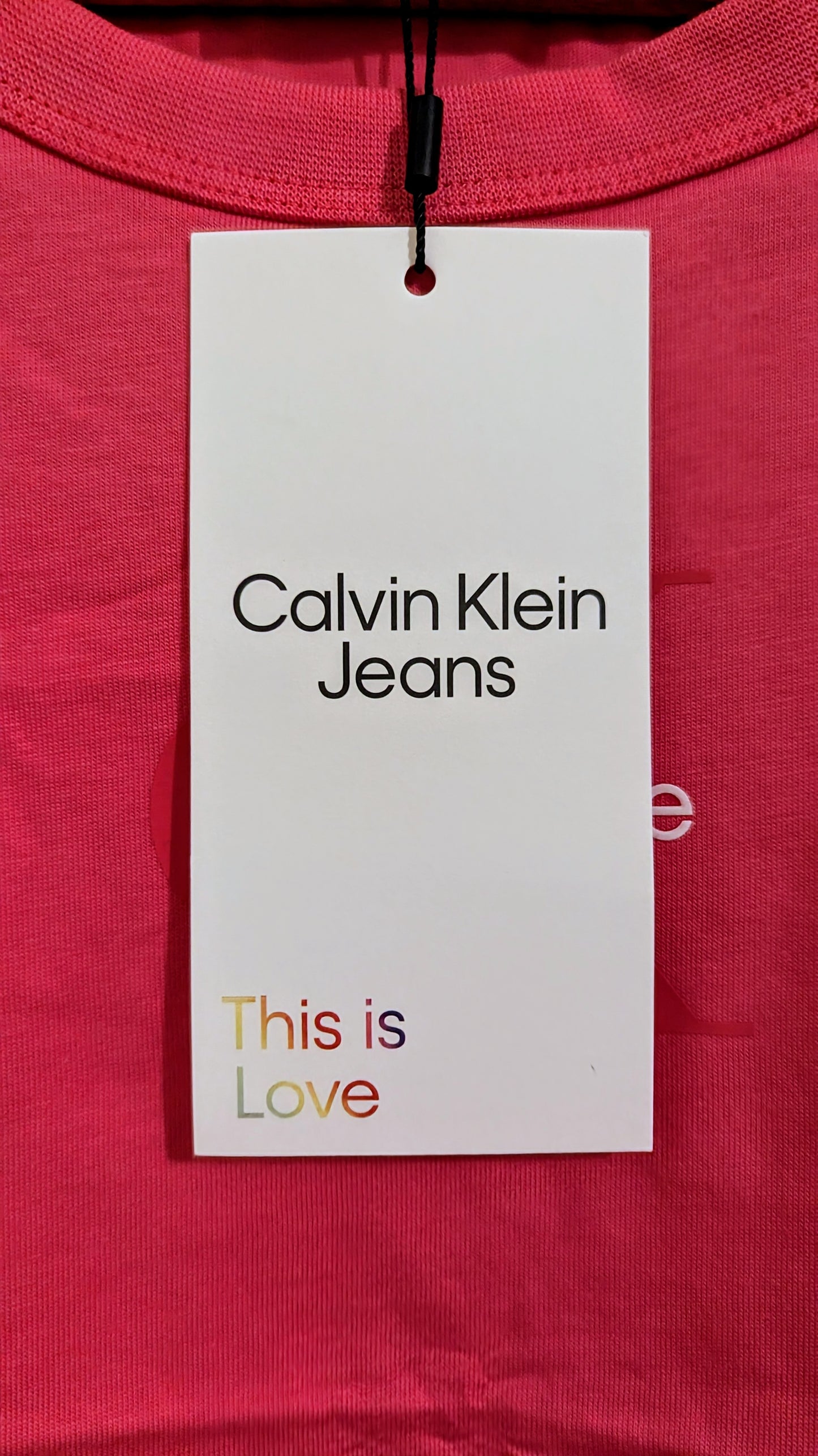 CALVIN KLEIN JEANS Cropped Damen T-Shirt Gr. 40/42