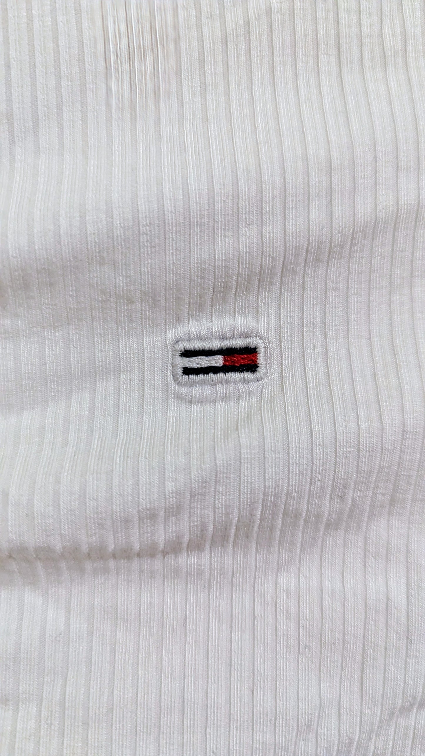 TOMMY JEANS Damen Cropped Langarmshirt Gr. 38/40